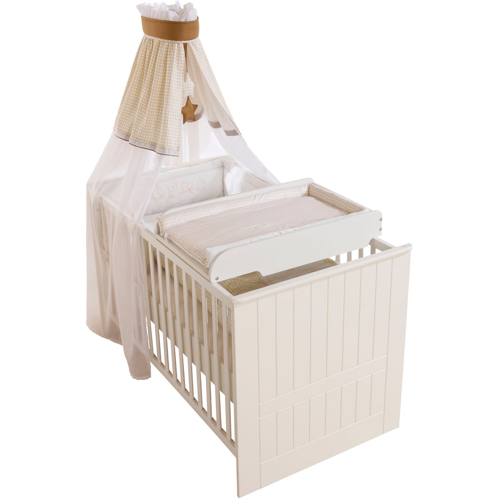 roba® Wickelplatte »Vichy, beige«