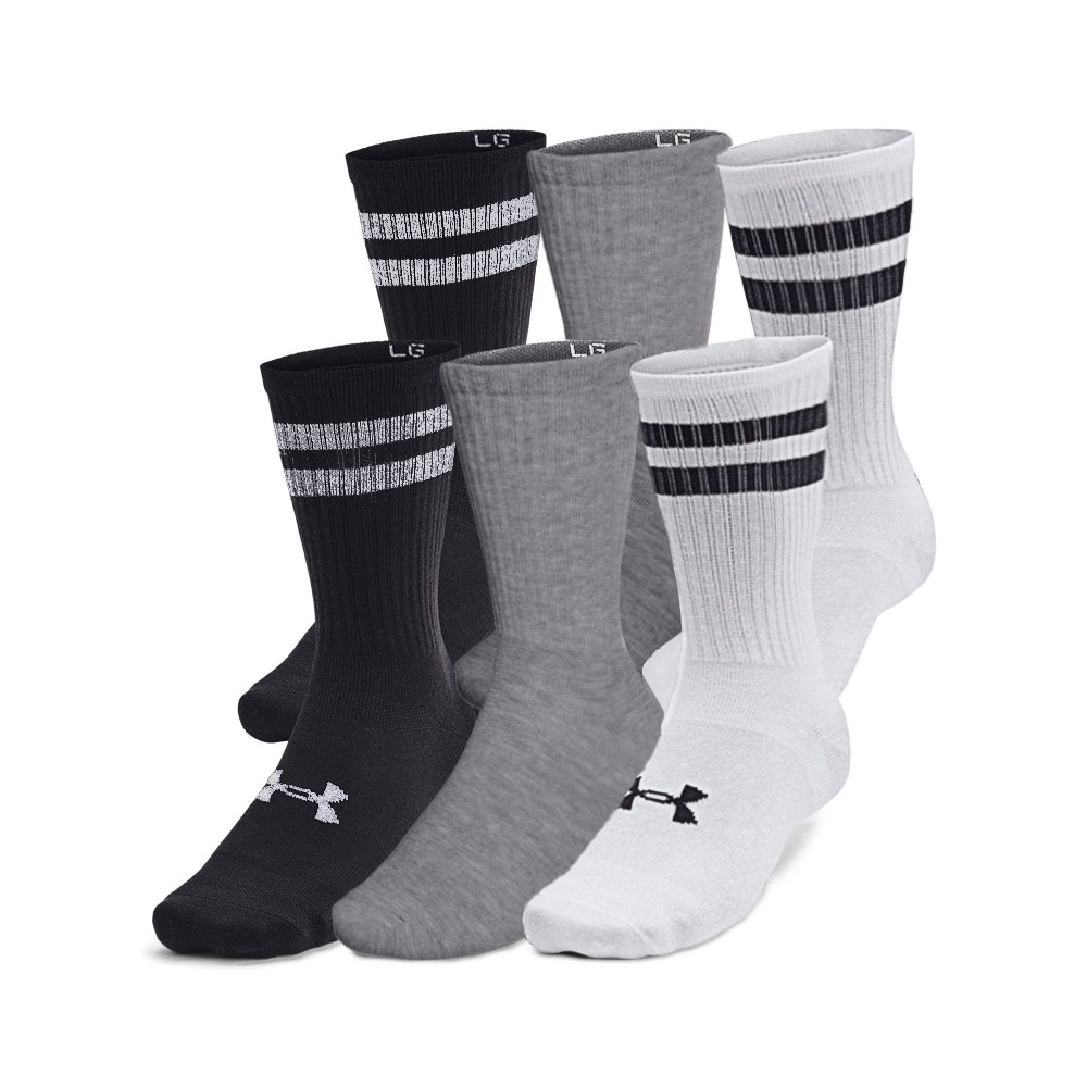Under Armour® Tennissocken »UA Essential 6pk Crew« Packung, 6 Paar tlg. für vielseitige Einsätze, sportlicher Stil, Sechserpack