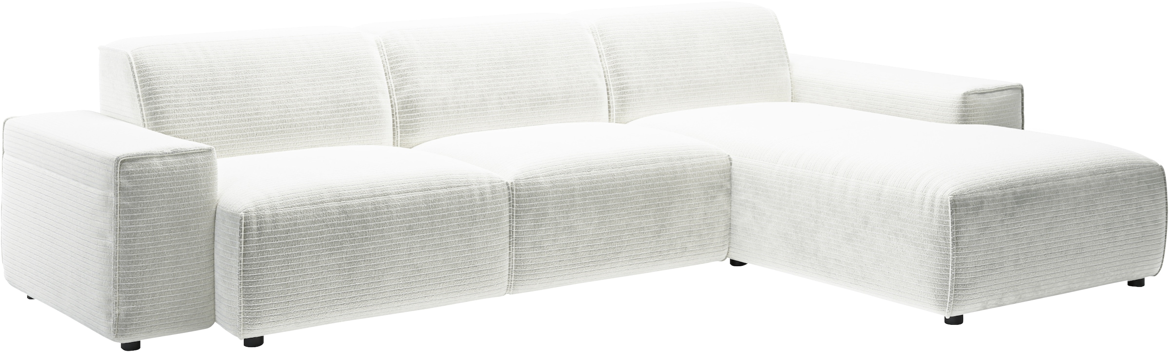 andas Ecksofa »Glimminge auch in Breitcord, Feincord, Bouclé + Easy care-Bezug«, L-Form, Breite 294, Zierkissen