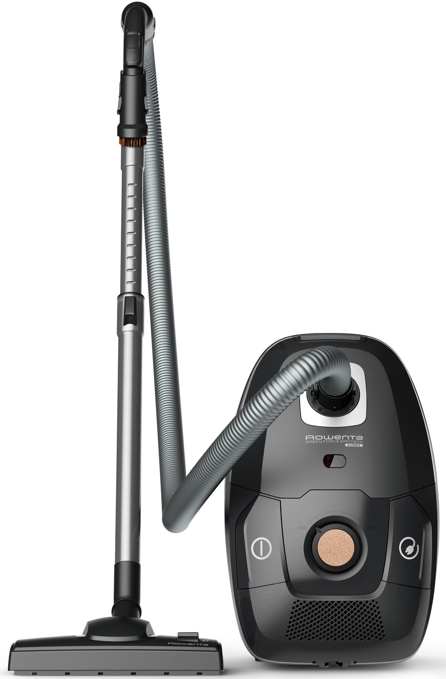 Rowenta Bodenstaubsauger »Green Force Effitech, Staubsauger mit Beutel, großer Aktionsradius«, 400 W, mit Beutel, umweltschonend aus recyceltem Kunststoff, starke Saugleistung, RO6189