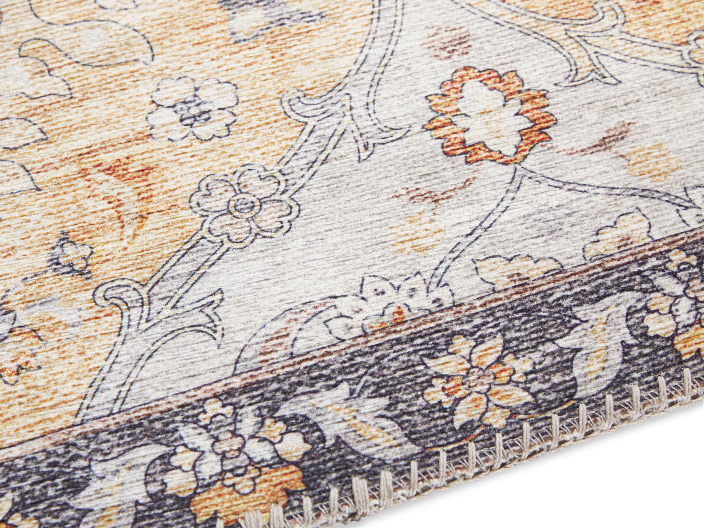 ELLE DECORATION Teppich »Kashmir Ghom«, rechteckig, 5 mm Höhe, Orientalisch, Läufer, Kurzflor, Vintage, Wohnzimmer, Schlafzimmer