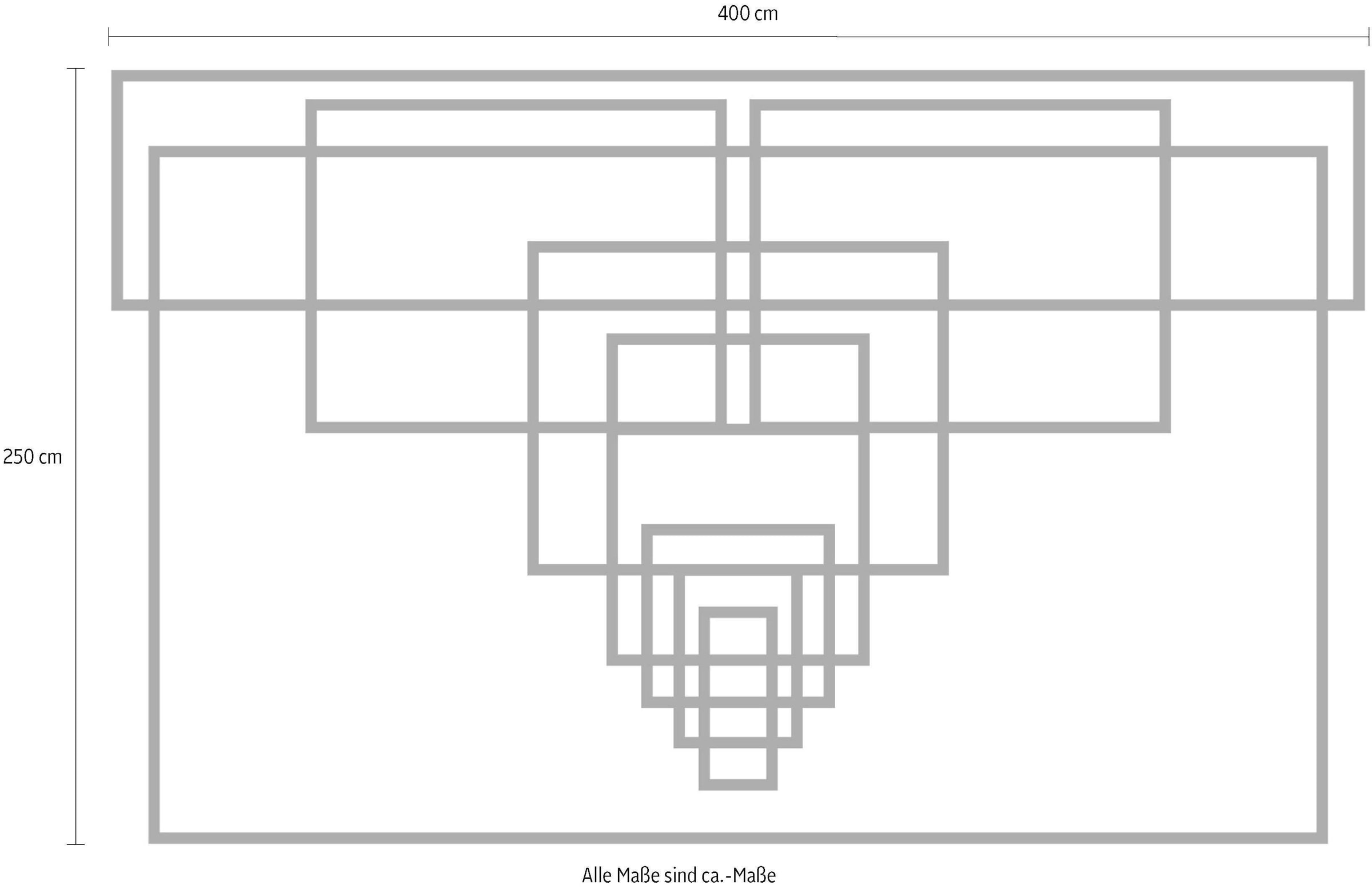Komar Vliestapete »Digitaldruck Vlies - Mills Board Center - Größe 400 x 250 cm«, bedruckt, Wohnzimmer, Schlafzimmer