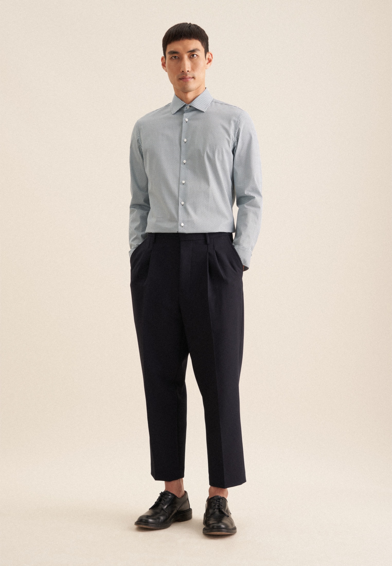 seidensticker Businesshemd »X-Slim« X-Slim 1/1 Kentkragen Druck