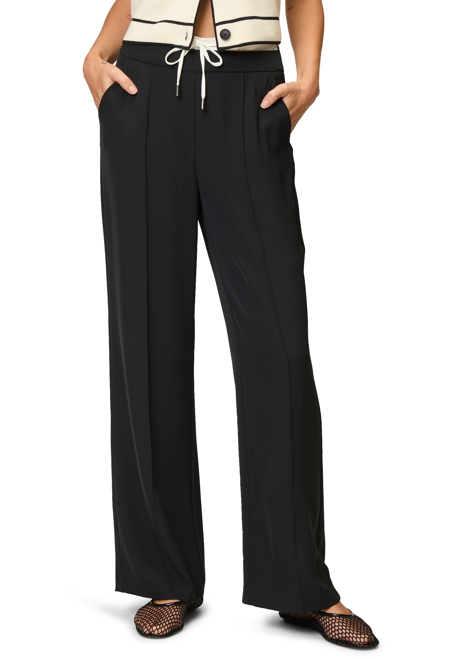 Zero Stoffhose »Hose mit doppeltem Bund 30 Inch«