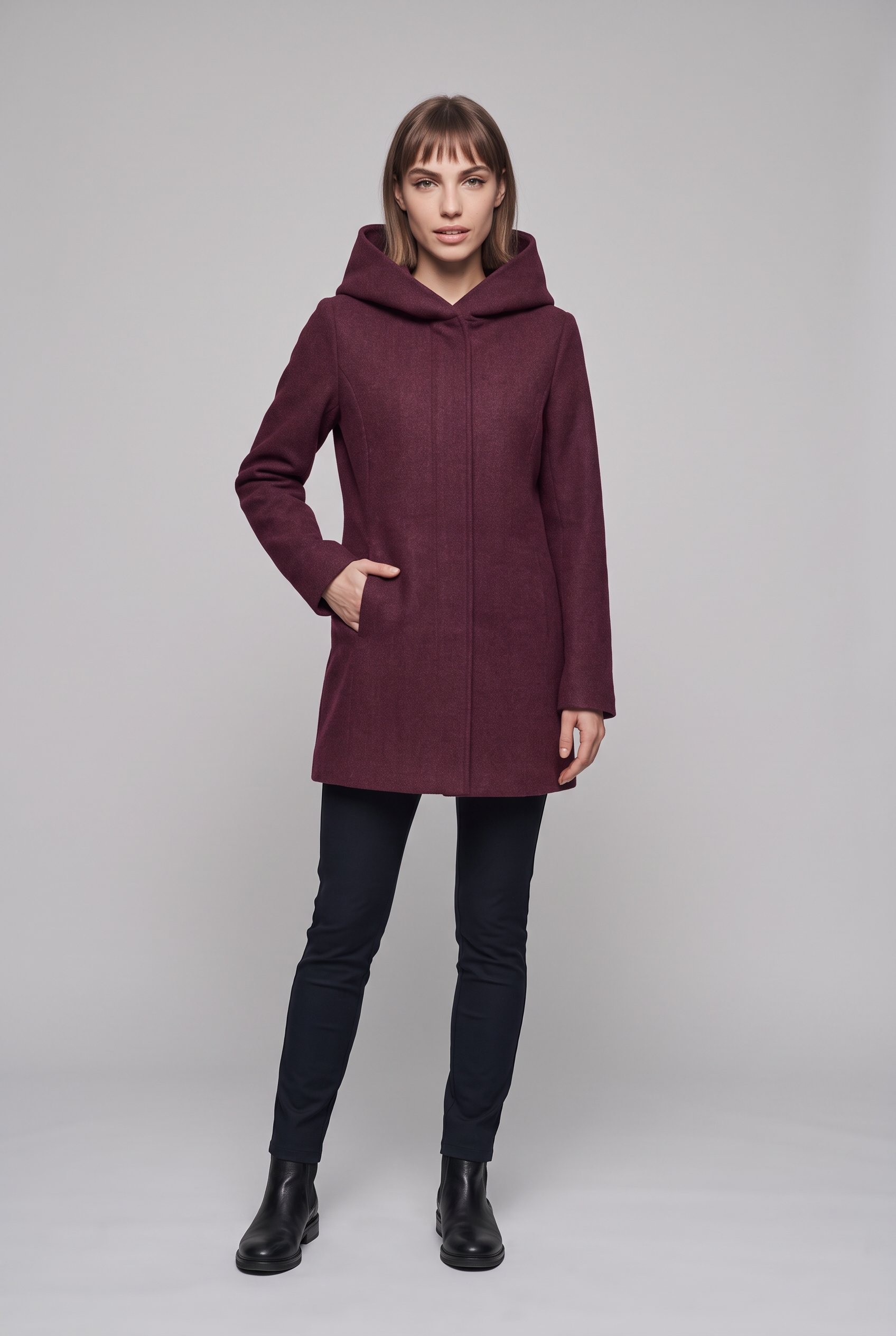 ONLY Langjacke »ONLBLAKE HOOD COAT CC OTW« mit Kapuze Kunstfaser, Eingrifftaschen