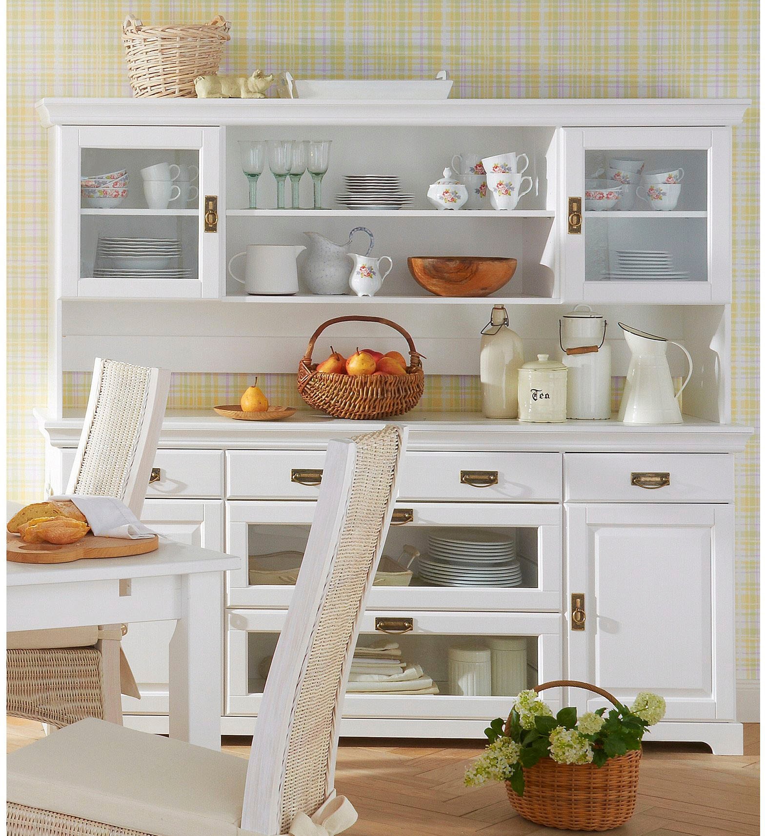 Home affaire Buffet »Rügen«, zertifiziertes Massivholz, im Landhausstil