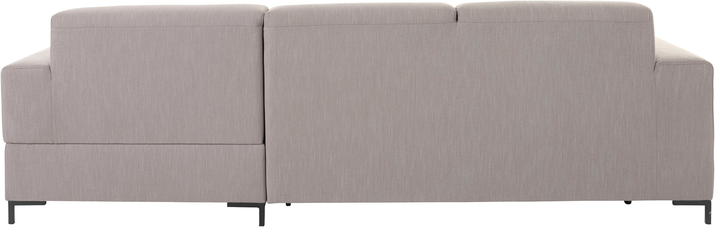 OTTO products Ecksofa »Grazzo L-Form«, hochwertige Stoffe aus recyceltem Material, Steppung im Sitzbereich