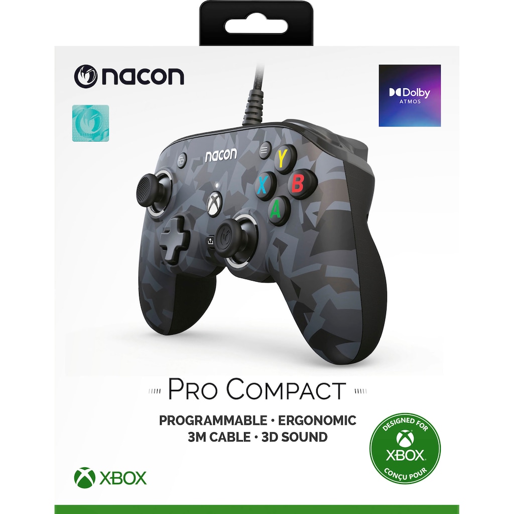 nacon Gaming-Controller »NA010343 Xbox Compact Controller PRO, kabelgebunden, 3D-Klang«