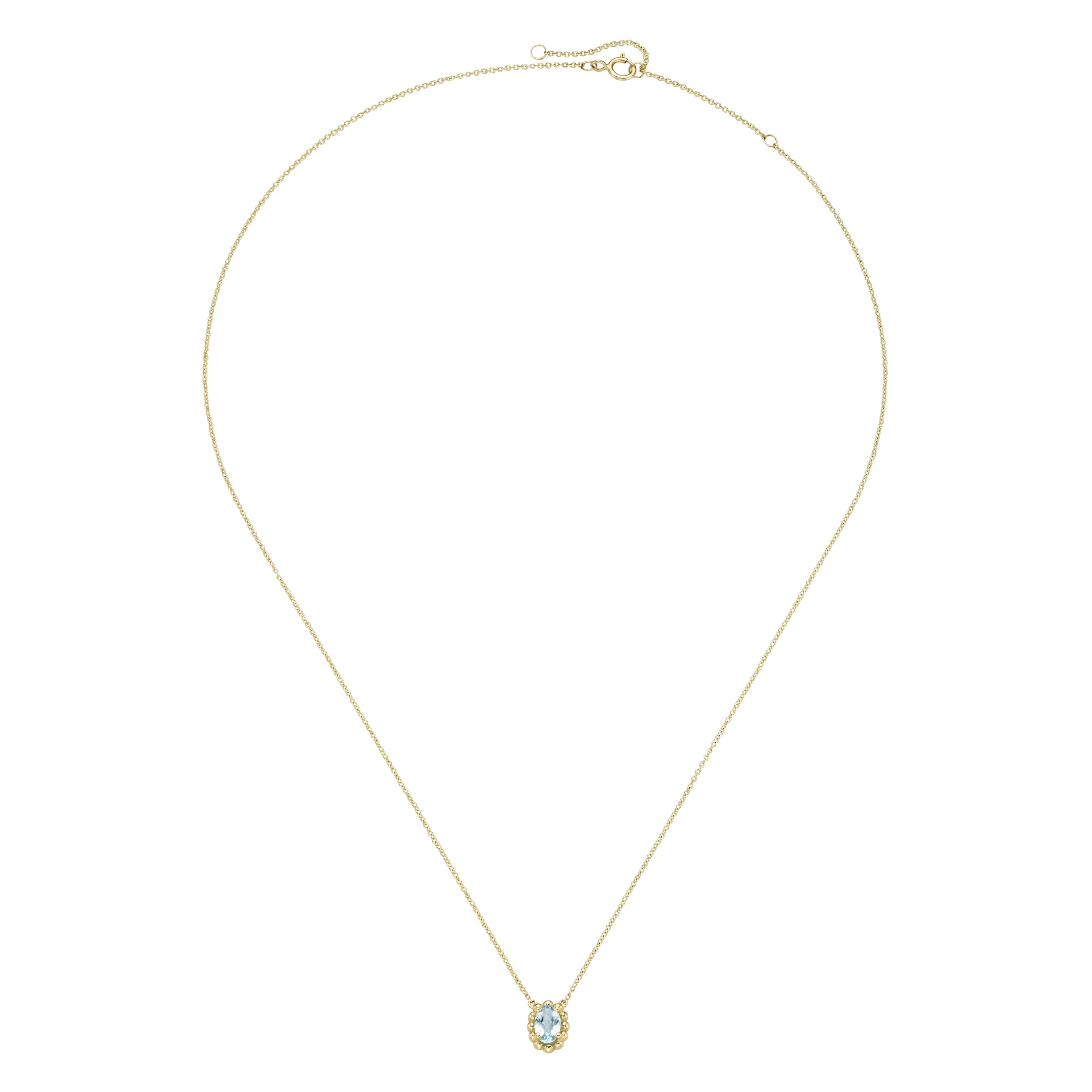 Luigi Merano Goldkette »Collier mit einem Edelstein, Gold 375«