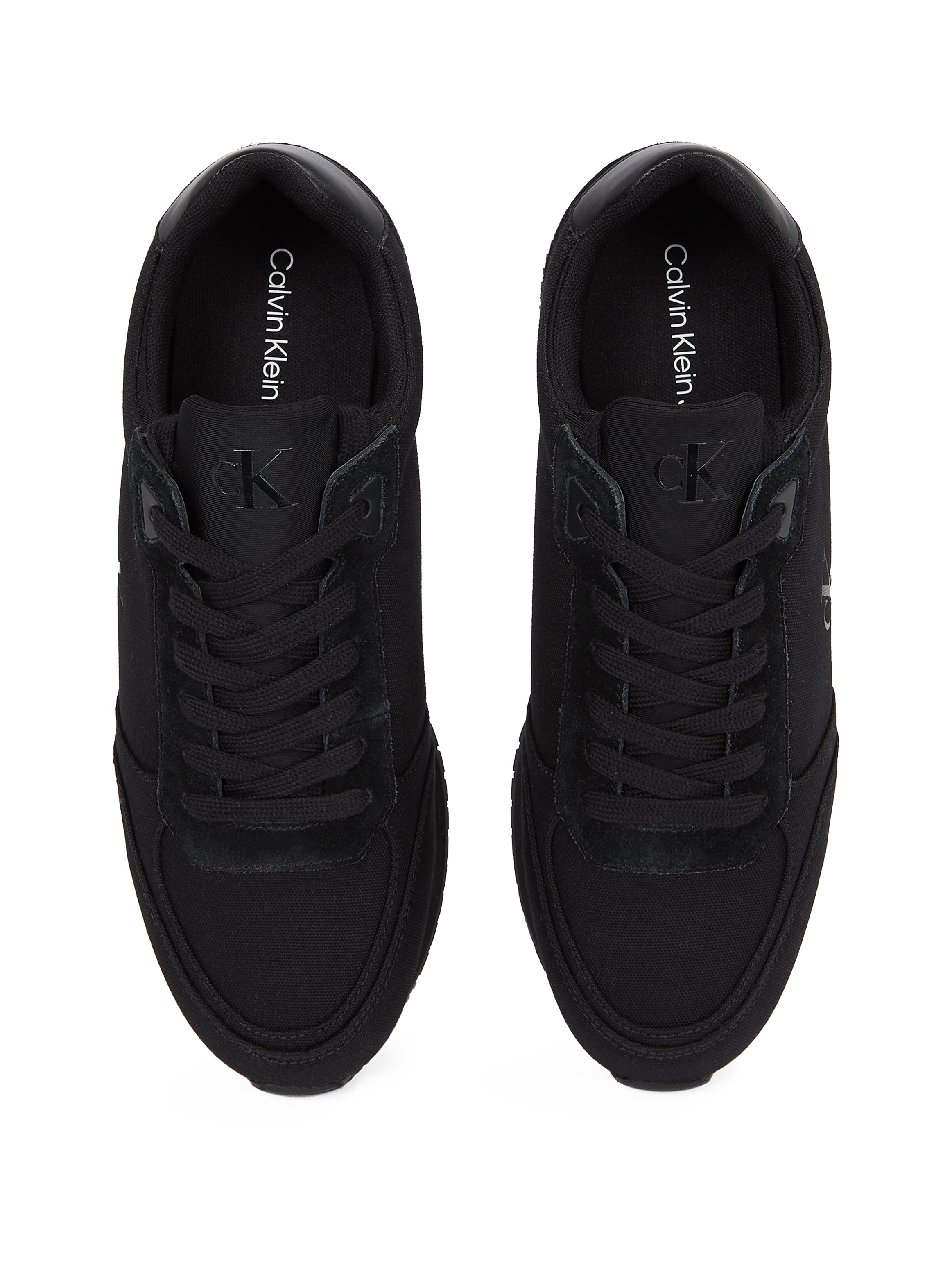 Calvin Klein Jeans Sneaker »RUNNER SOCK LACEUP MG CANVAS«, Freizeitschuh, Halbschuh, Schnürschuh in klassischer Optik