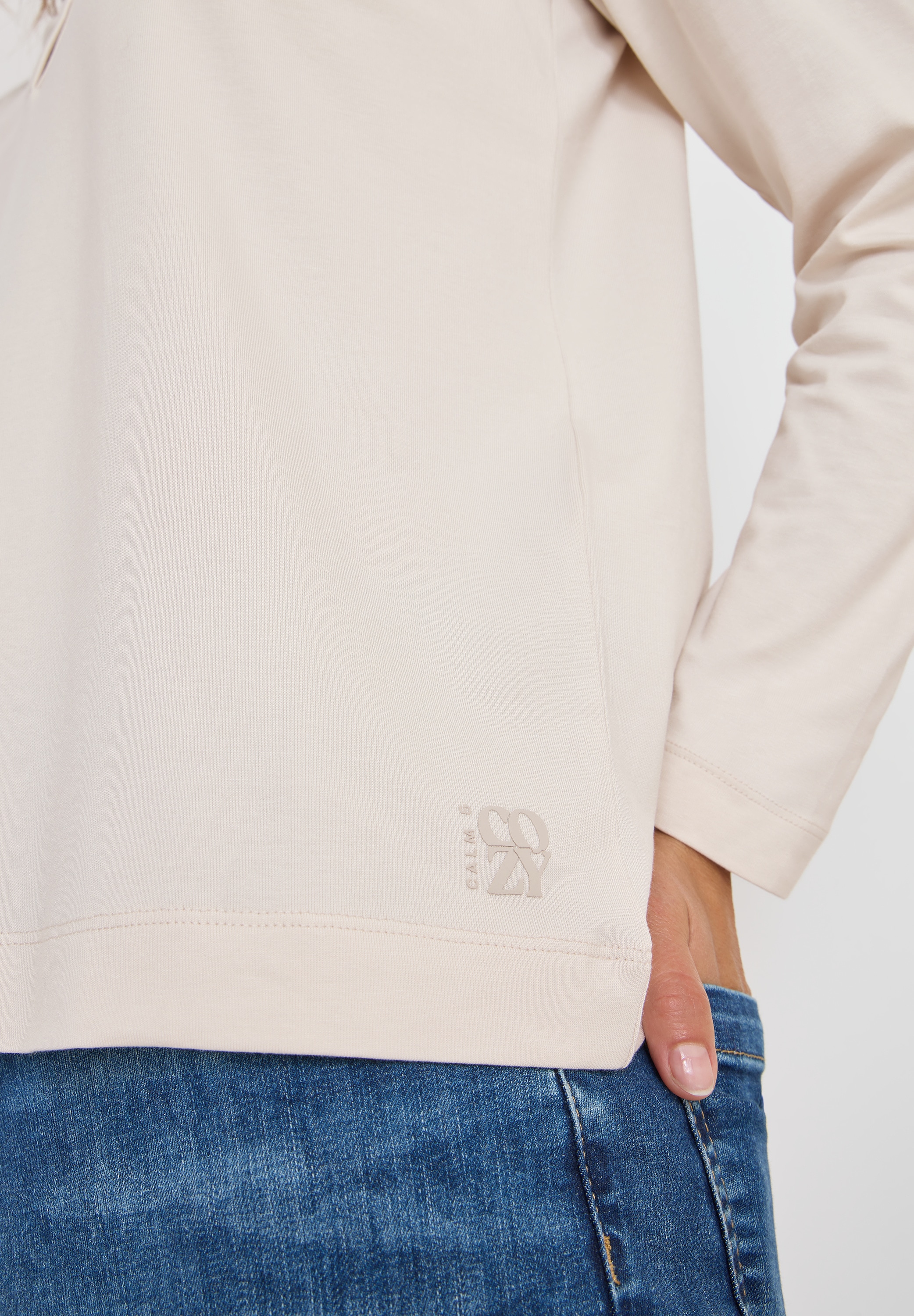 Cecil Langarmshirt im Tunika-Look