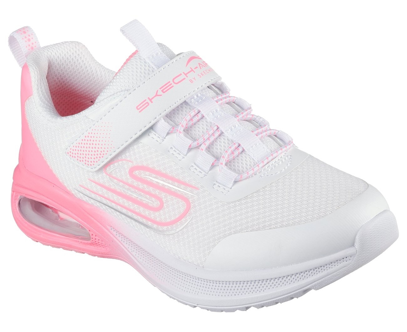 Skechers Kids Sneaker »MICROSPEC MAX ADVANCE«, Slip-OnSneaker, Klettverschluss,S-Logo, Größenschablone zum Download