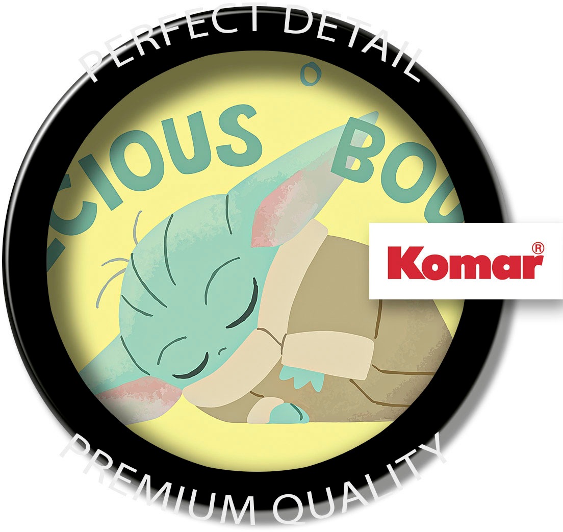 Komar Leinwandbild »The Mandalorian Little Grogu Precious - Größe 30 x 30 cm«, Disney, (1 St., 30 x 30 cm (Breite x Höhe), Keilrahmenbild mit Echtholzrahmen, Kinderzimmer