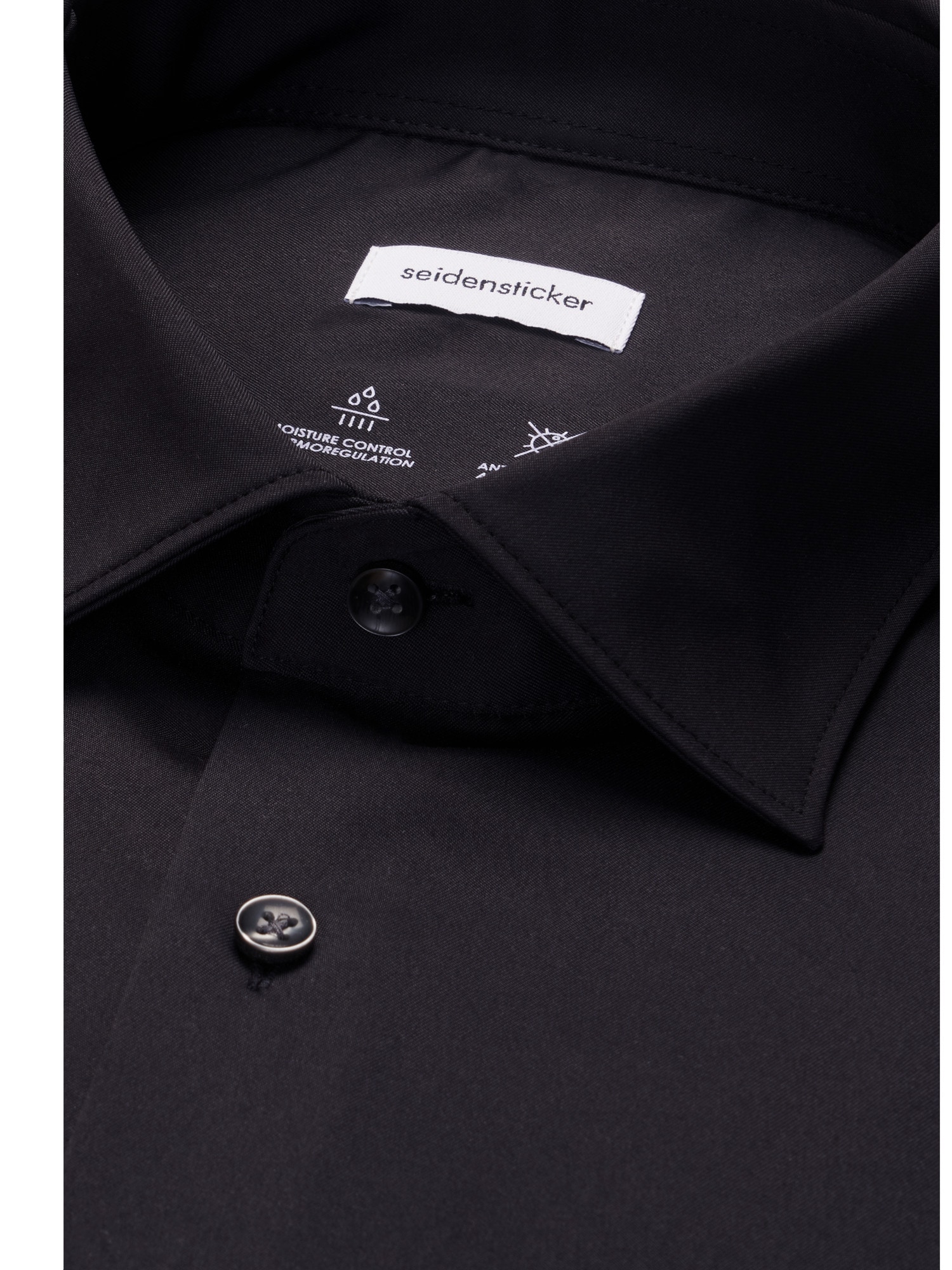 seidensticker Businesshemd »Schwarze Rose« Regular 1/1 Kentkragen Uni