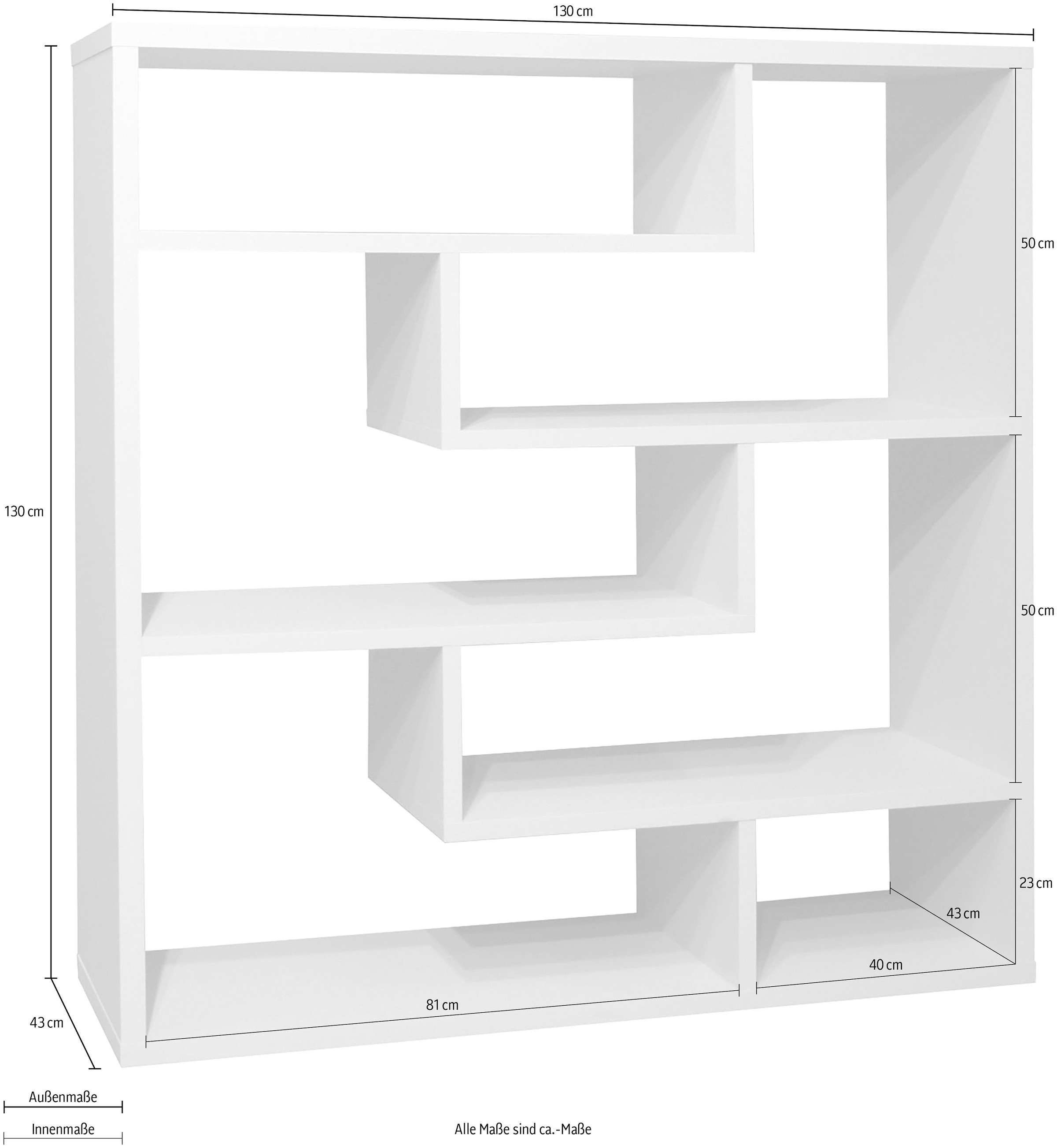Mäusbacher Raumteiler »Tetrix«, Breite 130 cm online bei UNIVERSAL | Regalsysteme