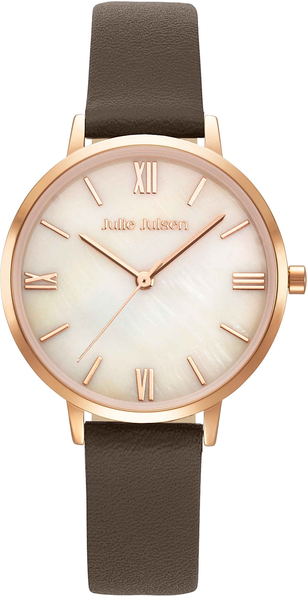 Julie Julsen Quarzuhr »BASIC ROMAN ROSÉ MOCCA JJW1431RGL-11«