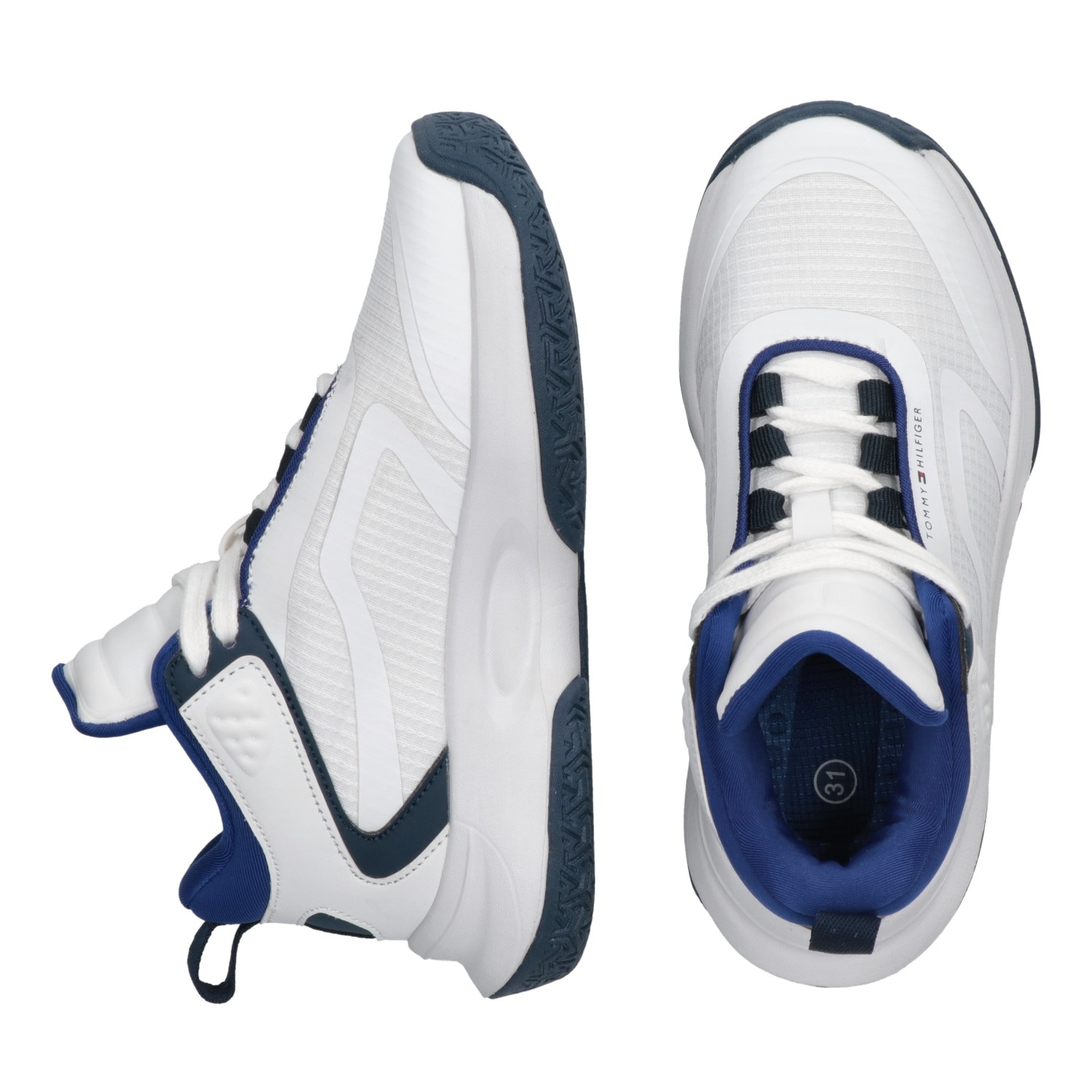 Tommy Hilfiger Sneaker, Retro Sneaker, Schnürboots mit auffälliger Sohle