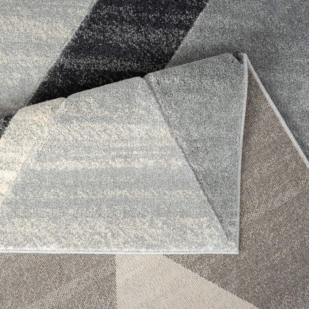 Carpet City Teppich »BONITO7167«, rechteckig, 11 mm Höhe, Flachflor, Hochtief-Muster/ 3D-Effekt, Geo-Muster, für Wohnzimmer