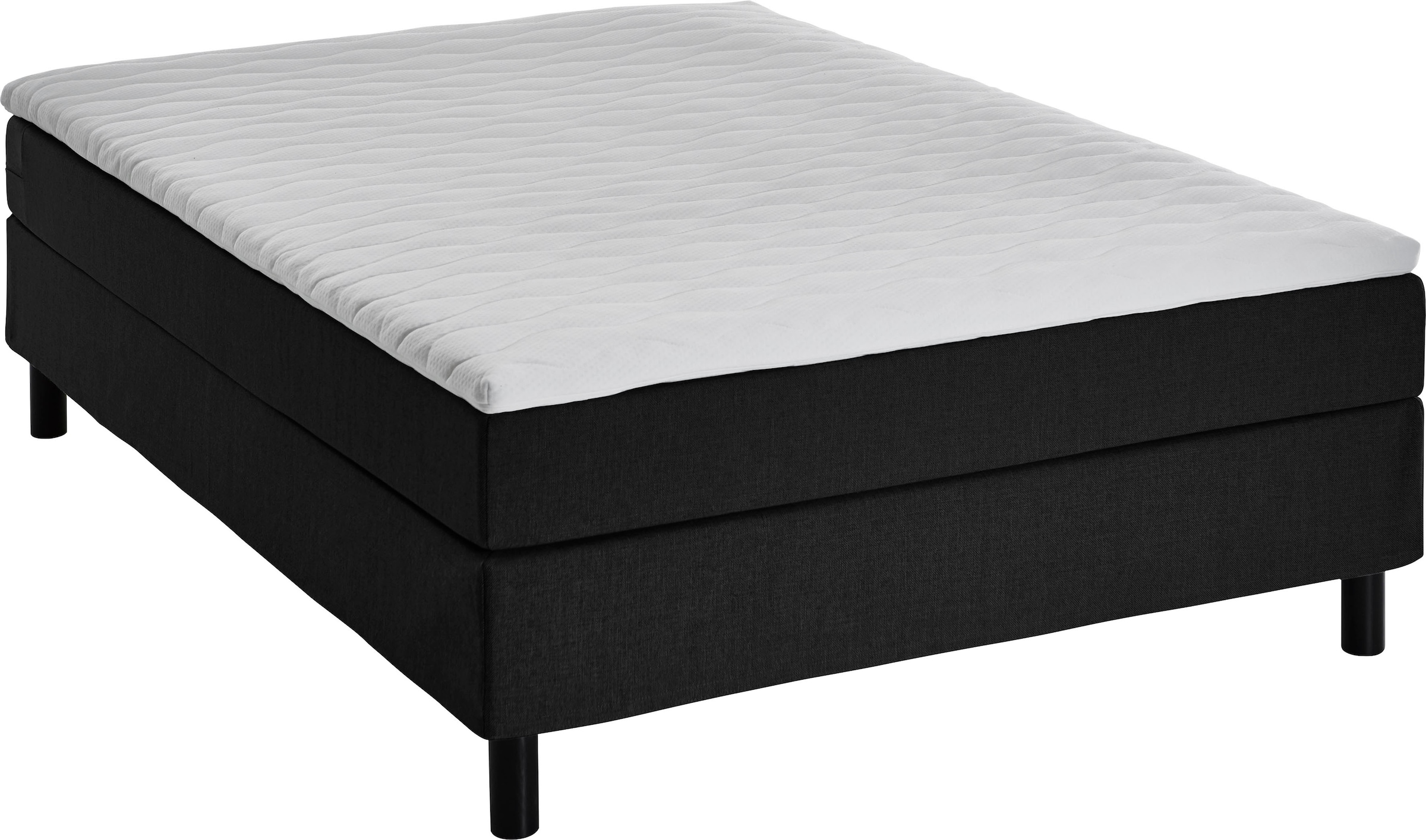 ATLANTIC home collection Boxbett »Happy« ohne Kopfteil, mit Topper, wahlweise mit oder ohne Bettwaren