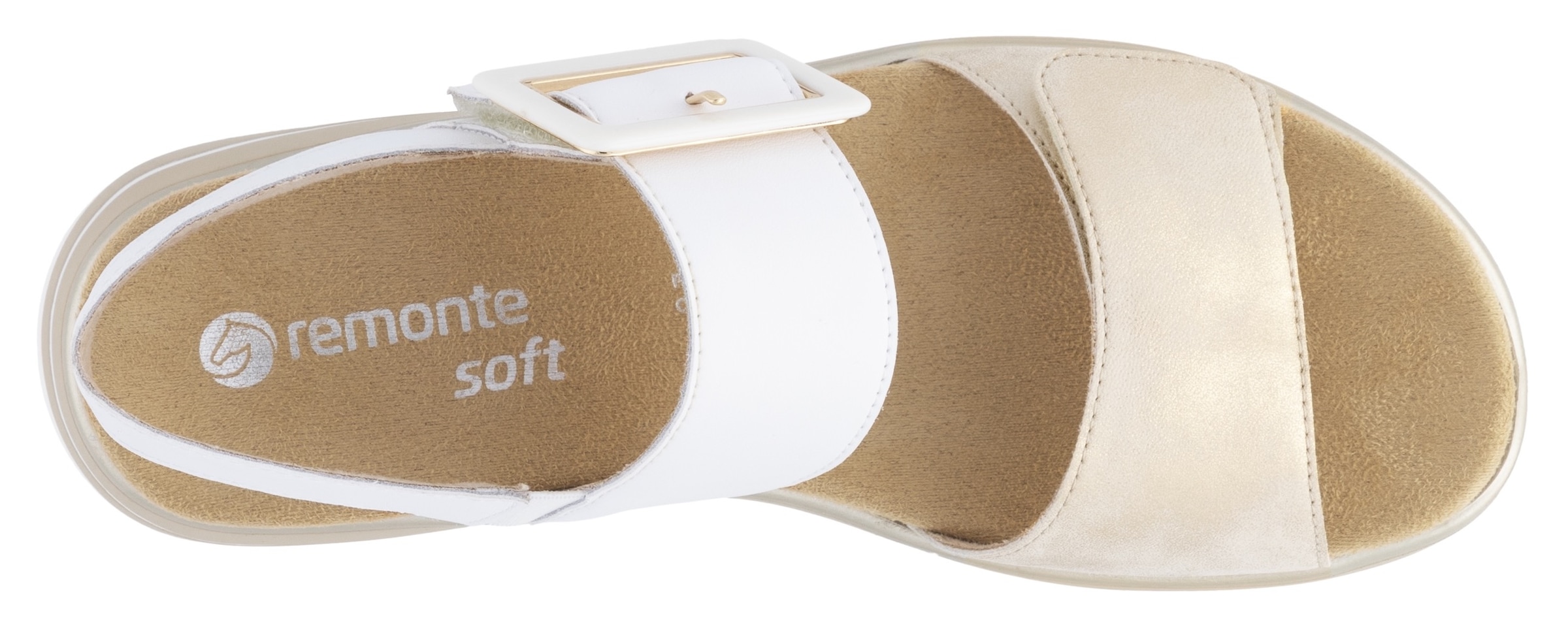 Remonte Keilsandalette, Sommerschuh, Riemchensandale mit komfortablem Softfußbett