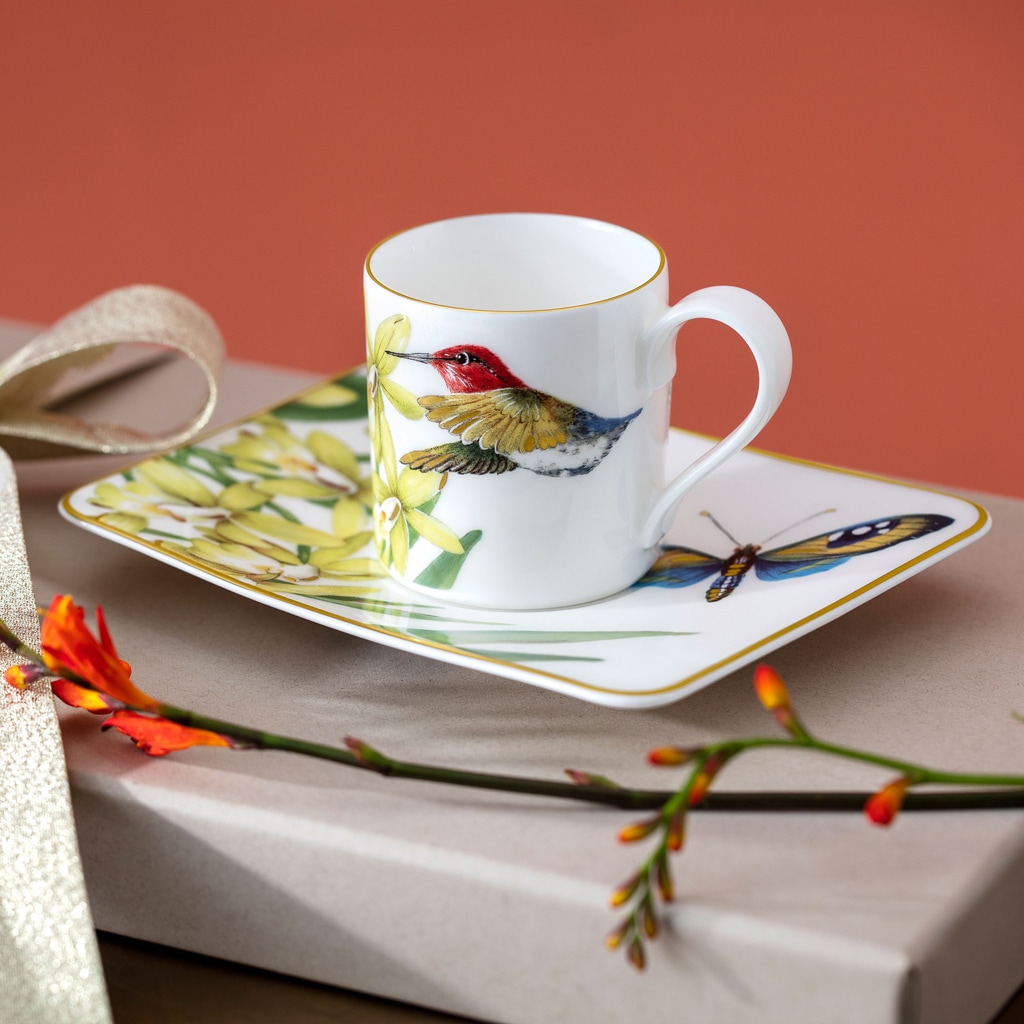 Villeroy & Boch Untertasse »Kaffeeuntertassen Amazonia 17 x 14 cm 6er Set bunt«