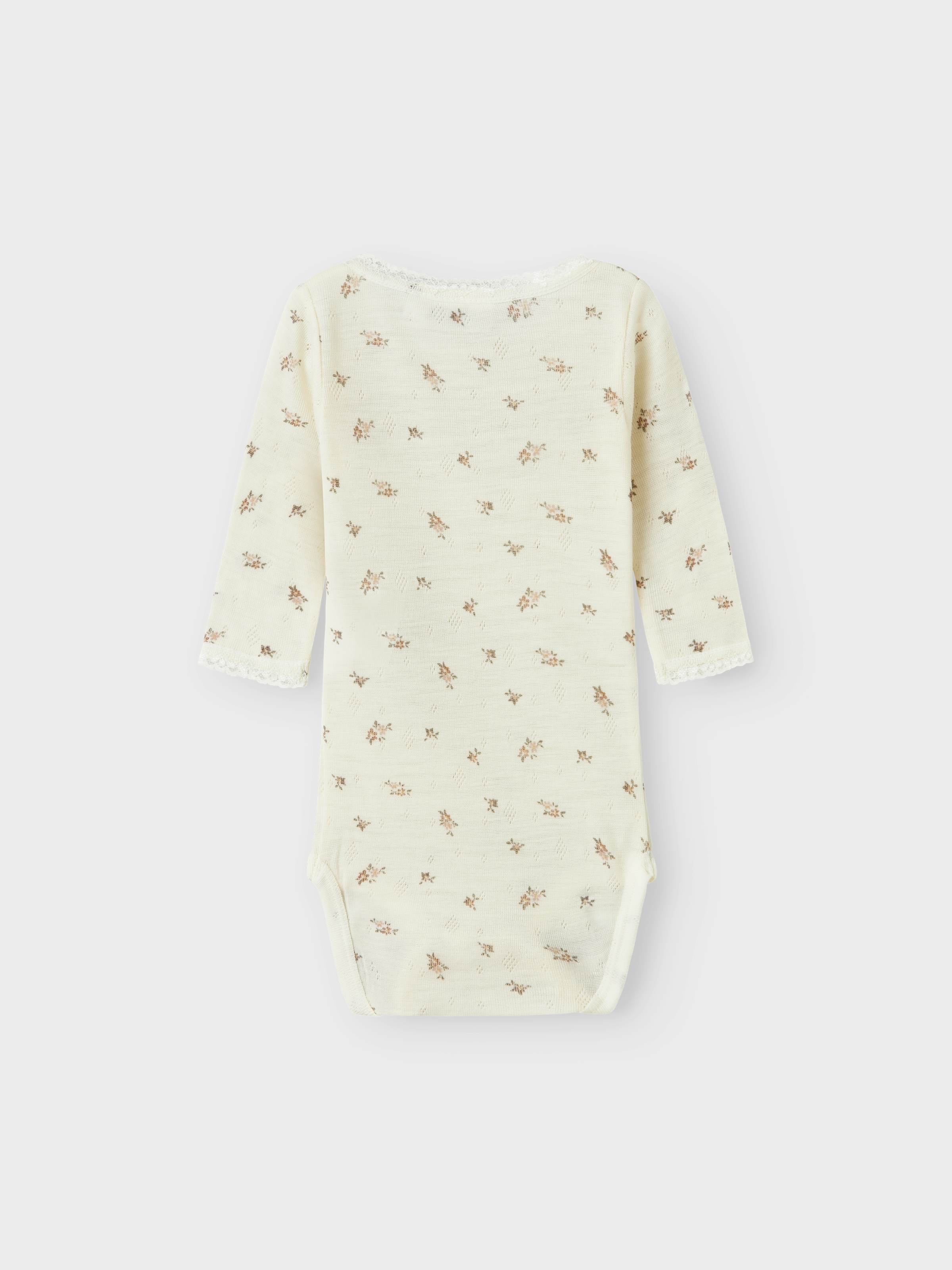 Name It Langarmbody »NBFWANG WOOL NEEDLE LS BODY NOOS« aus reiner Merinowolle