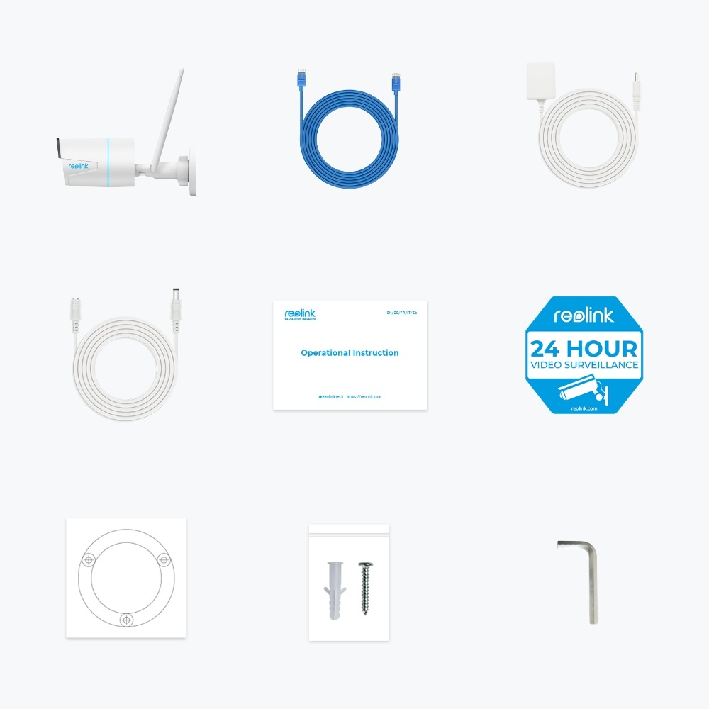 Reolink Überwachungskamera »W320« Aussenbereich & Innenbereich Dualband-WiFi, 30 Meter Nachtsicht