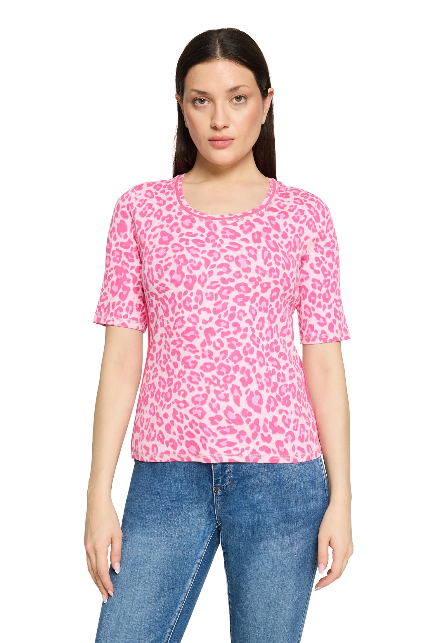 Betty Barclay Rundhalsshirt »Basic Shirt mit Rippenstruktur«