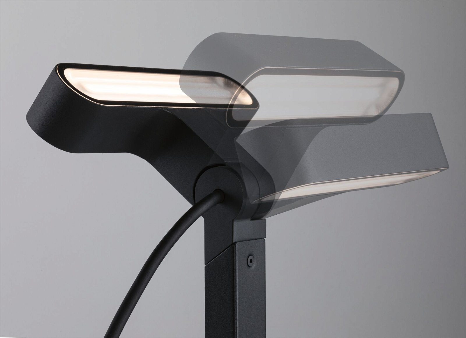 Paulmann LED Gartenstrahler »Plug & Shine Ito IP65 3000K 6W Anthrazit«, 1 flammig, Einzelspot Horizontale Ausrichtung