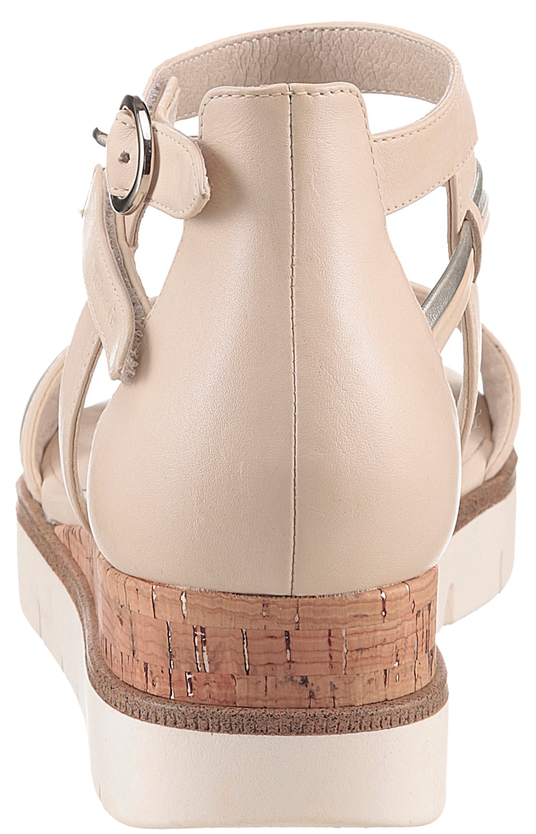 Tamaris Keilsandalette  , Riemchensandale, Sommerschuh mit Flechtriemchen