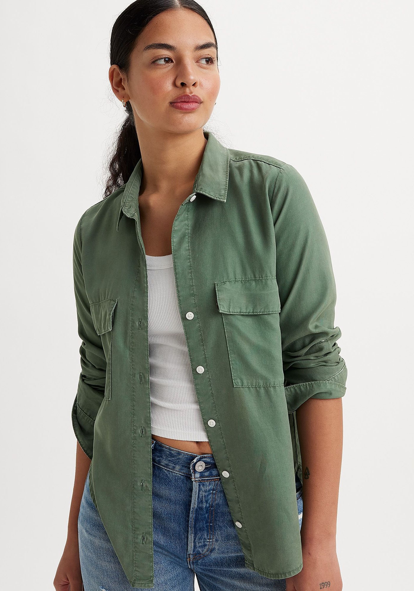Levi's® Hemdbluse »DOREEN UTILITY SHIRT RE«, in gewaschener Optik
