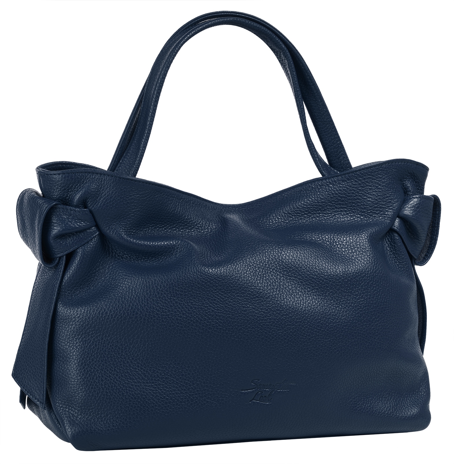 Samantha Look Henkeltasche, echt Leder, Made in Italy