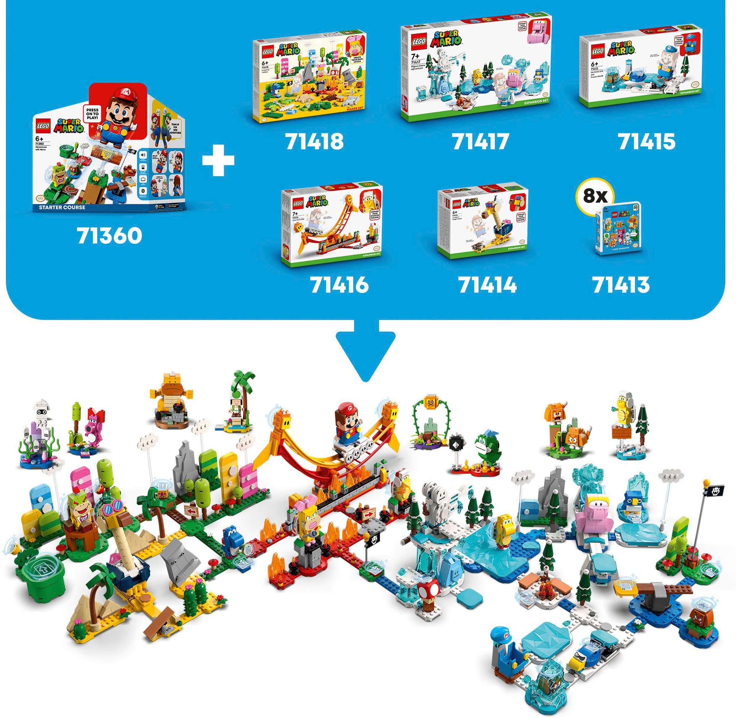 LEGO® Konstruktionsspielsteine »Mario-Charaktere-Serie 6 (71413), LEGO® Super Mario«, (52 St.), Made in Europe
