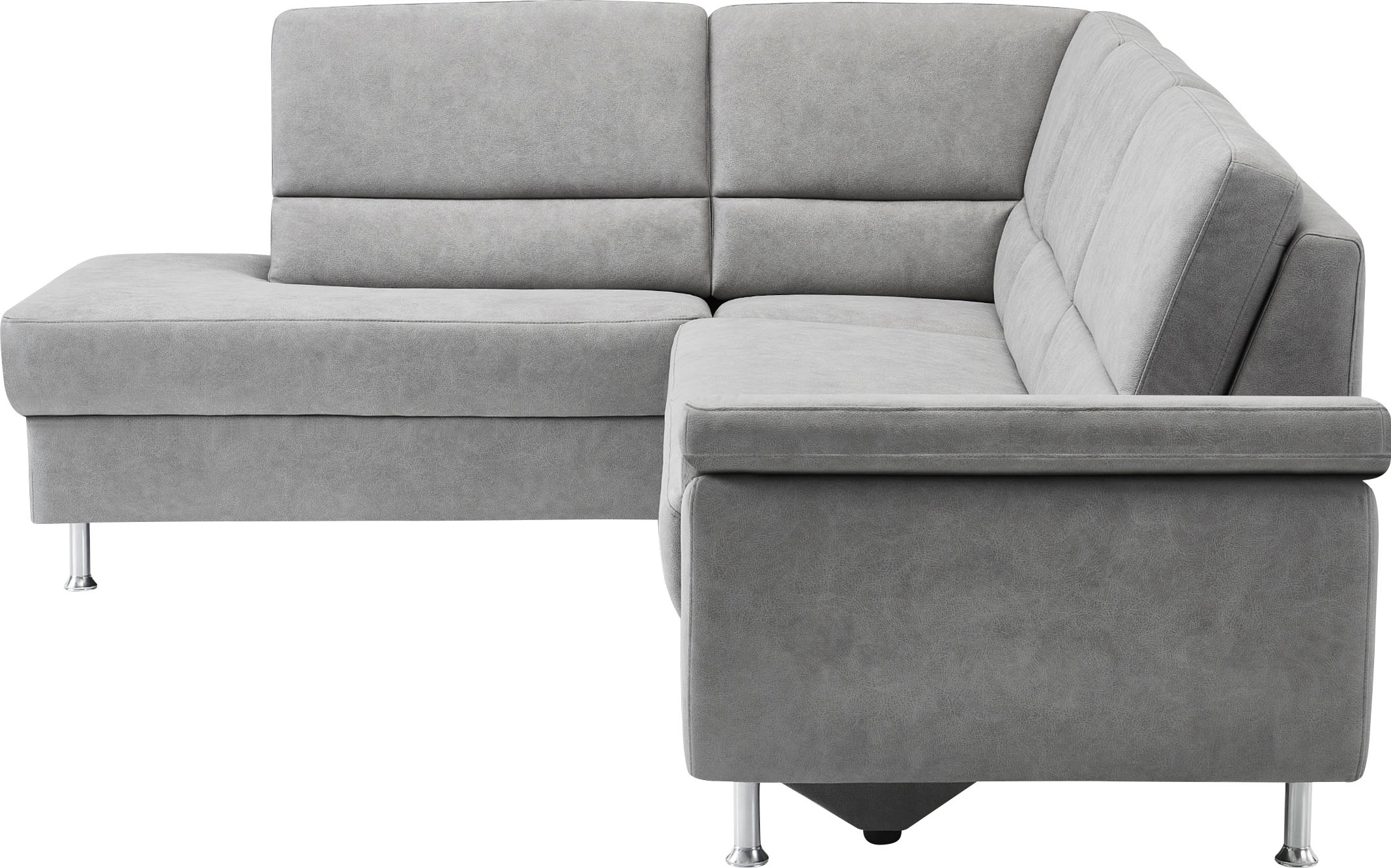 CALIZZA INTERIORS Ecksofa »Onyx L-Form«, Ottomane links oder rechts, wahlweise mit Bettfunktion, Breite 257 cm