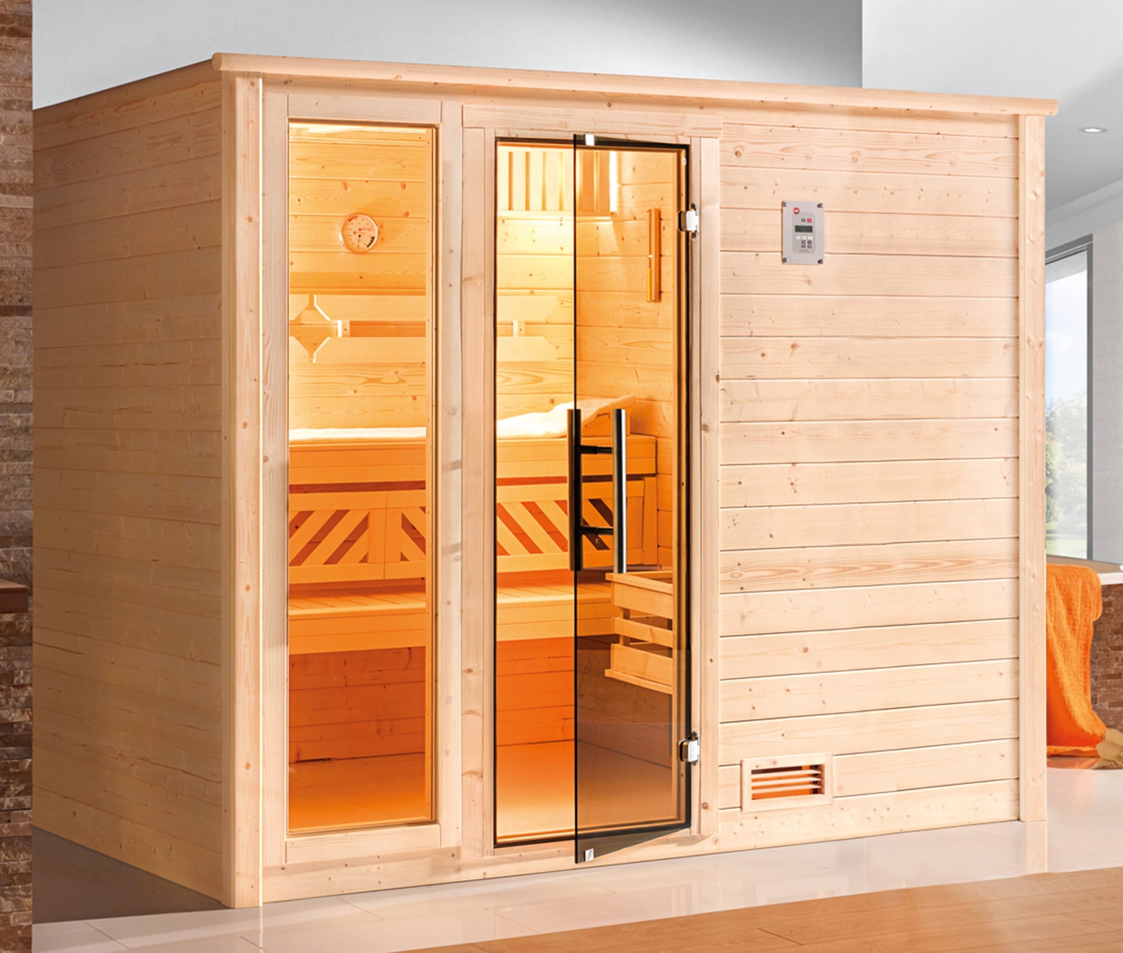 weka Sauna »Bergen 3«, ohne Ofen