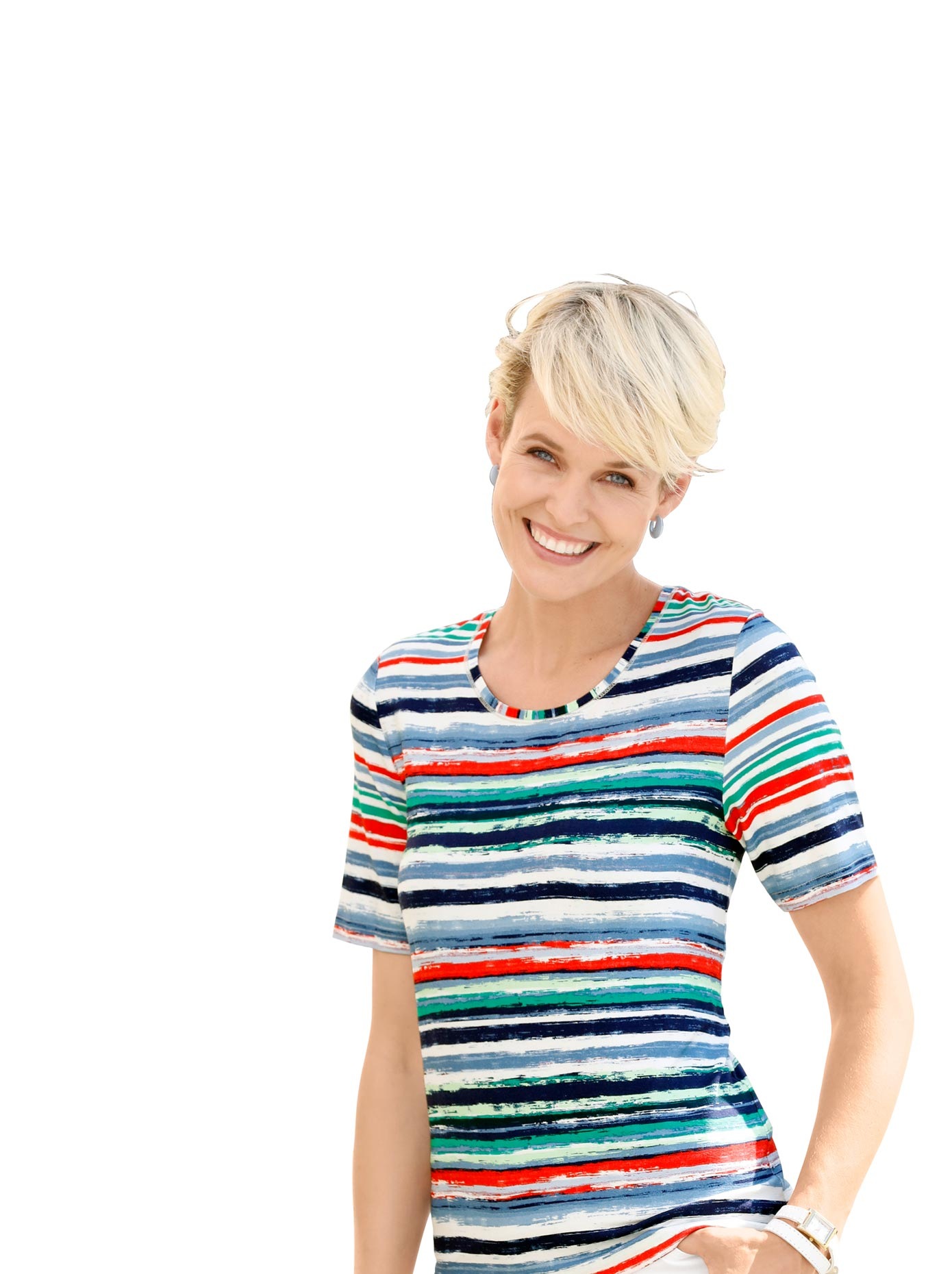 Casual Looks Kurzarmshirt »Shirt« (1 tlg.)