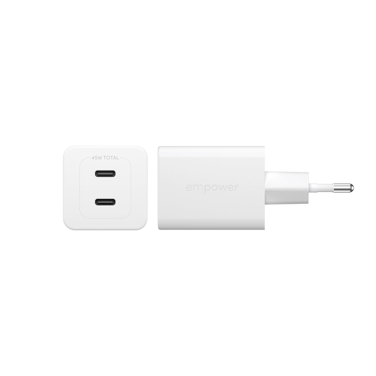 PanzerGlass USB-Ladegerät »Turbo 45 W Charger 2x USB-C EU-Plug«