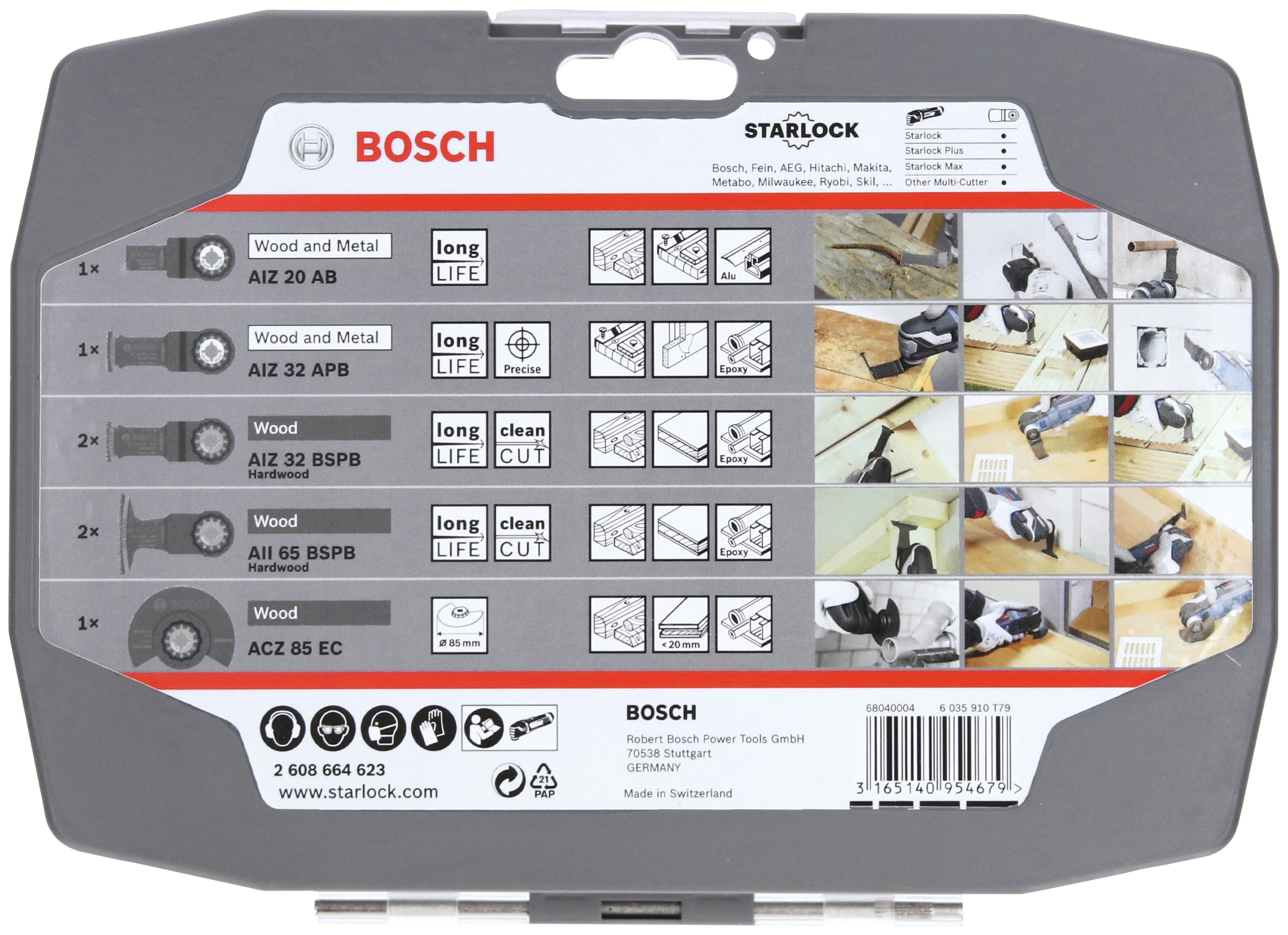 Bosch Professional Sägeblatt »Starlock-Set für Holz, 6+1-teilig«, (Set, 7 St.)  online kaufen | mit 3 Jahren XXL Garantie
