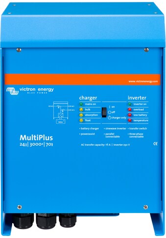 Wechselrichter »»Inverter / Charger Victron MultiPlus 24/3000/70-16 230V VE.Bus««