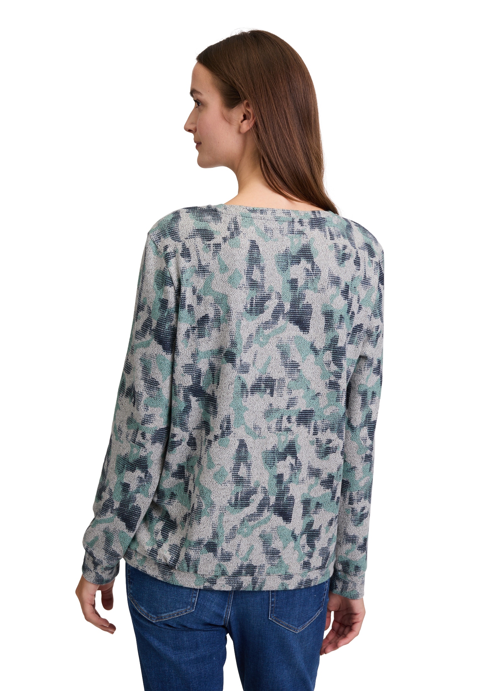 Betty&Co Langarmshirt »Casual-Shirt mit Tunnelzug«