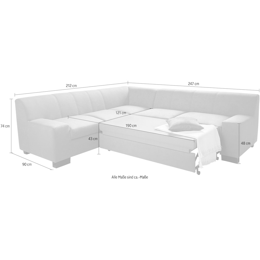 DOMO collection Ecksofa »Norma«