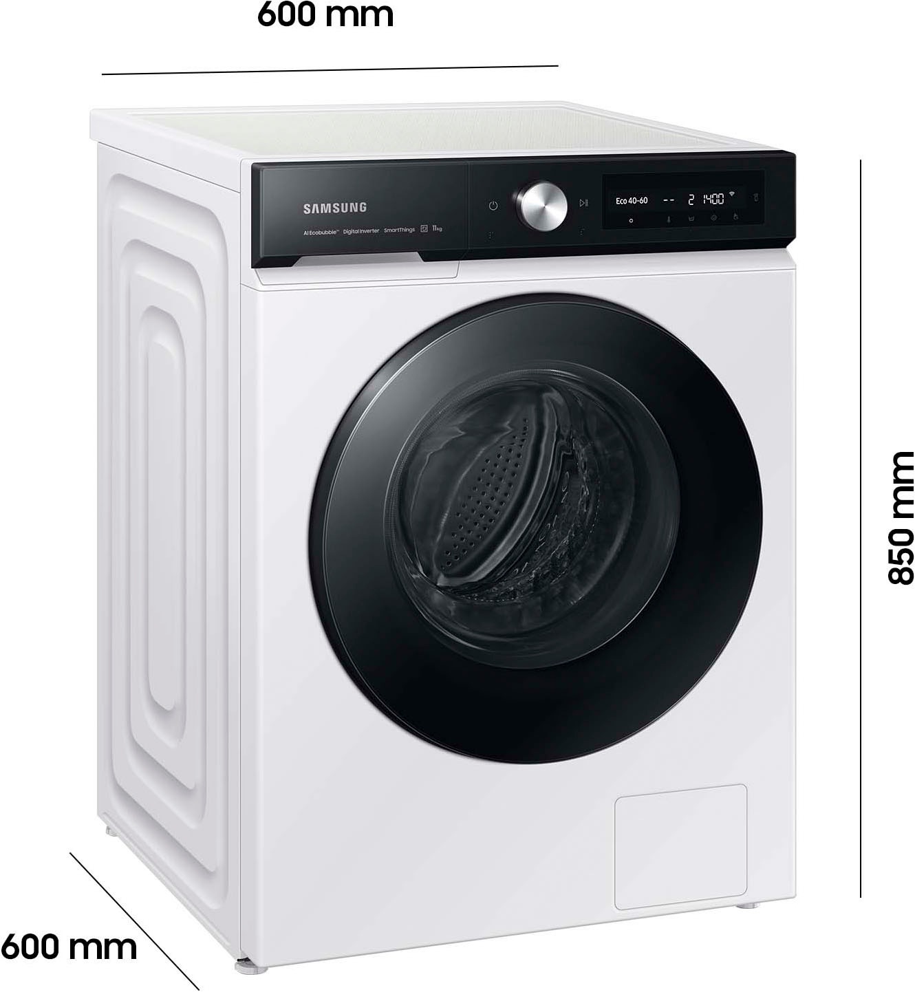 Samsung Waschmaschine »WW1EBB704AGE«, 11 kg, 1400 U/min
