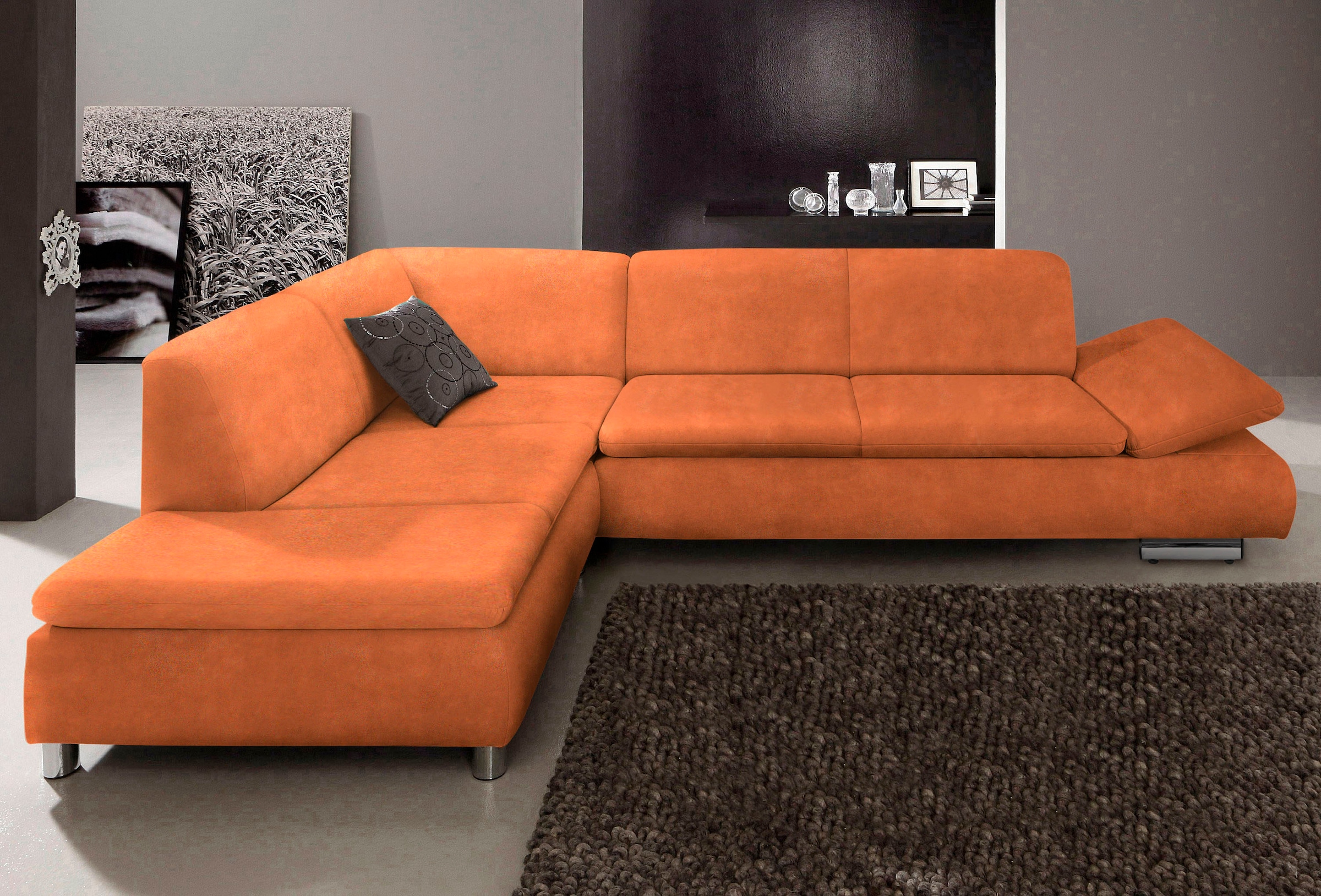 Ecksofa »Toulouse modern und bequem, aktuelles Design, hoher Sitzkomfort«, mit...