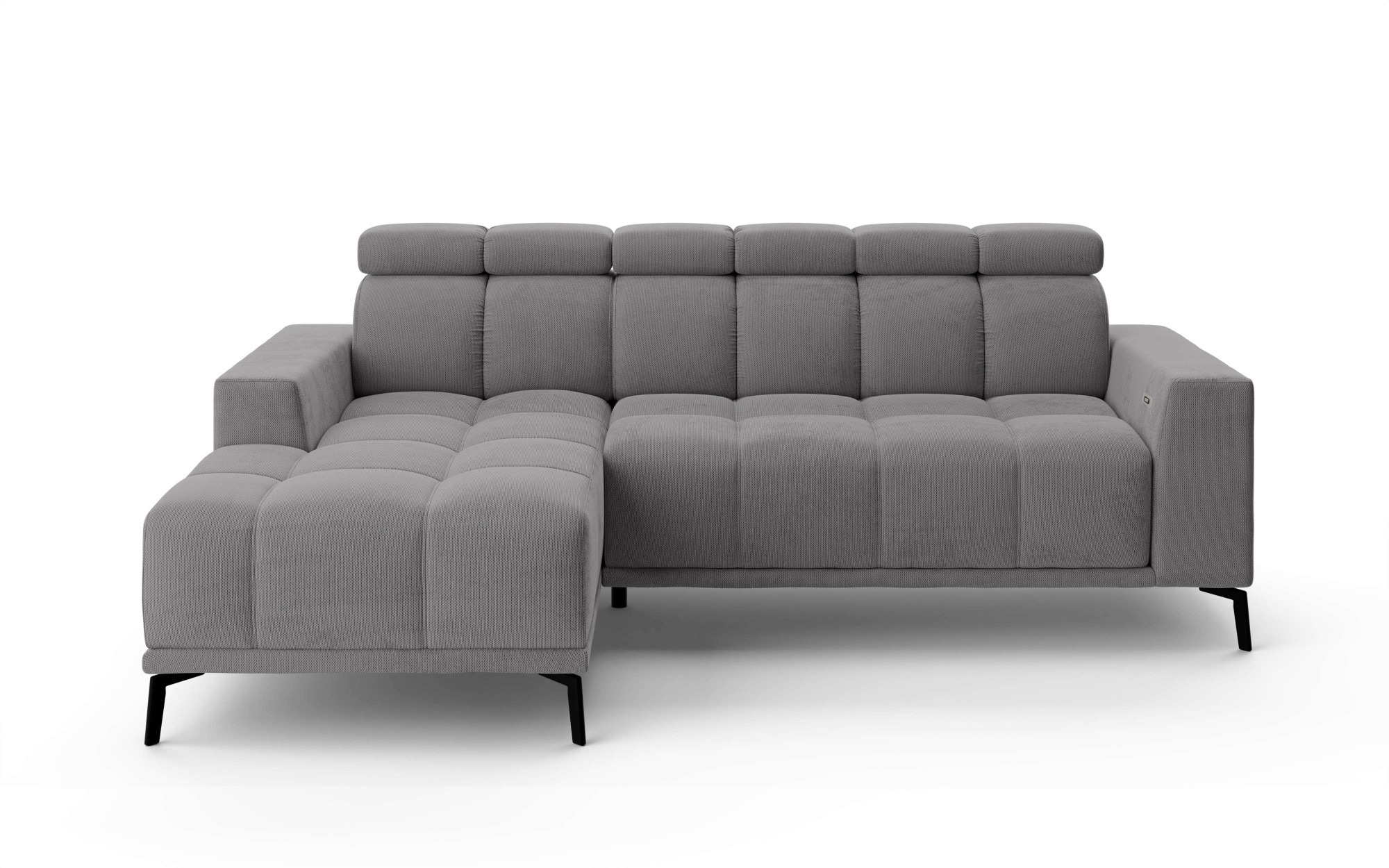 INOSIGN Ecksofa »CAZIE, Designsofa, L-Form, trendige Bubble-Optik,«, L-Form mit Wellenunterfederung, Recamiere rechts/links bestellbar
