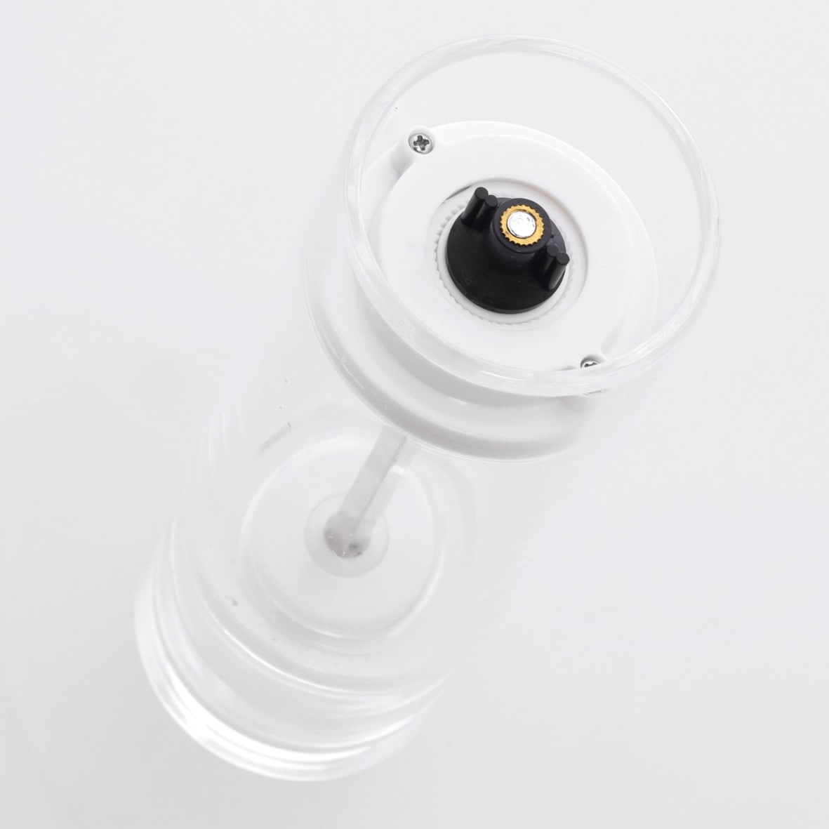 Zeller Present Salz-/Pfeffermühle »Salz-/Pfeffermühle, 2er-Set« Kunststoff, transparent, ca. Ø5,5x16 cm