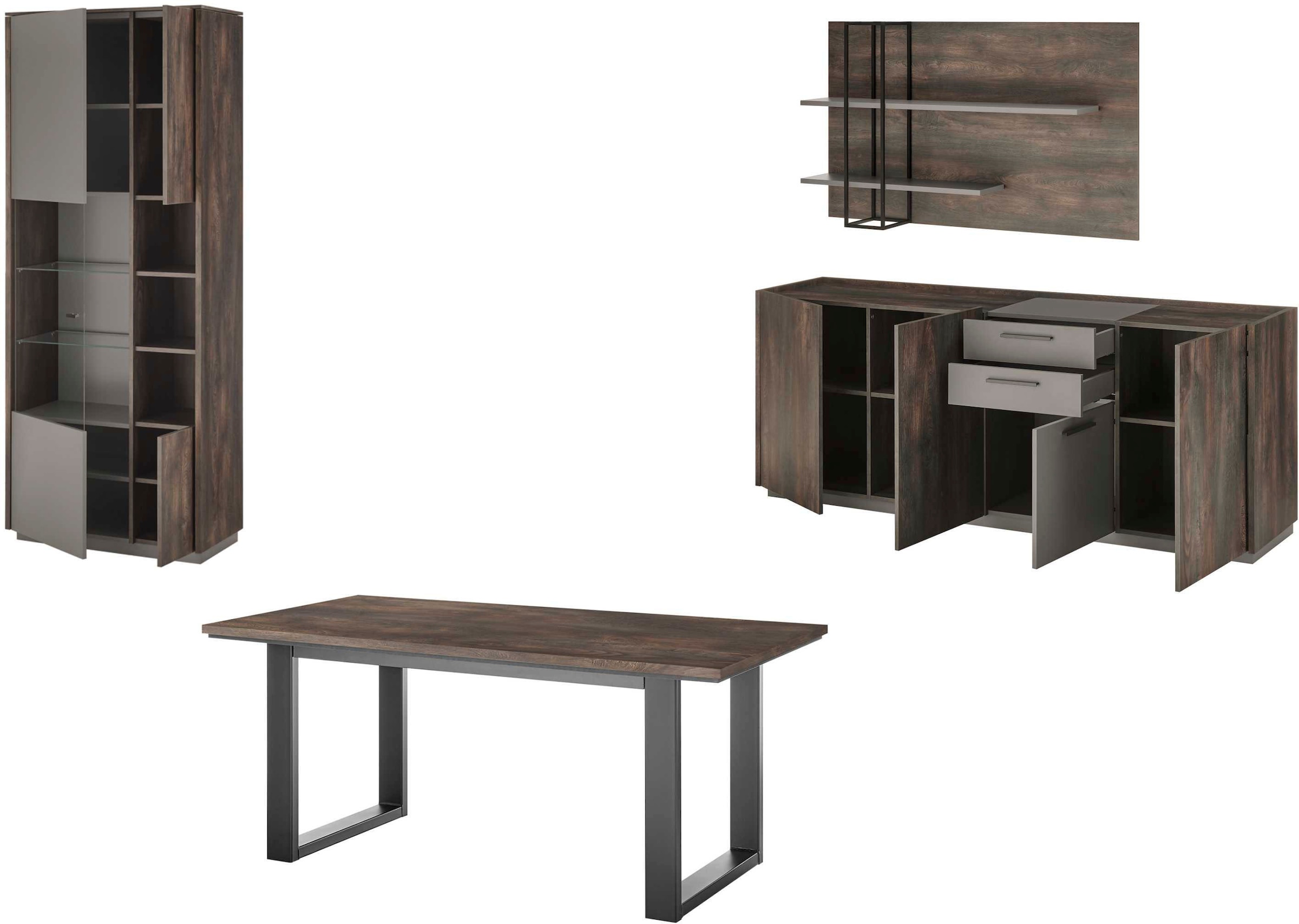 INOSIGN Esszimmer-Set »LARGO«, (Set, 4 St.)