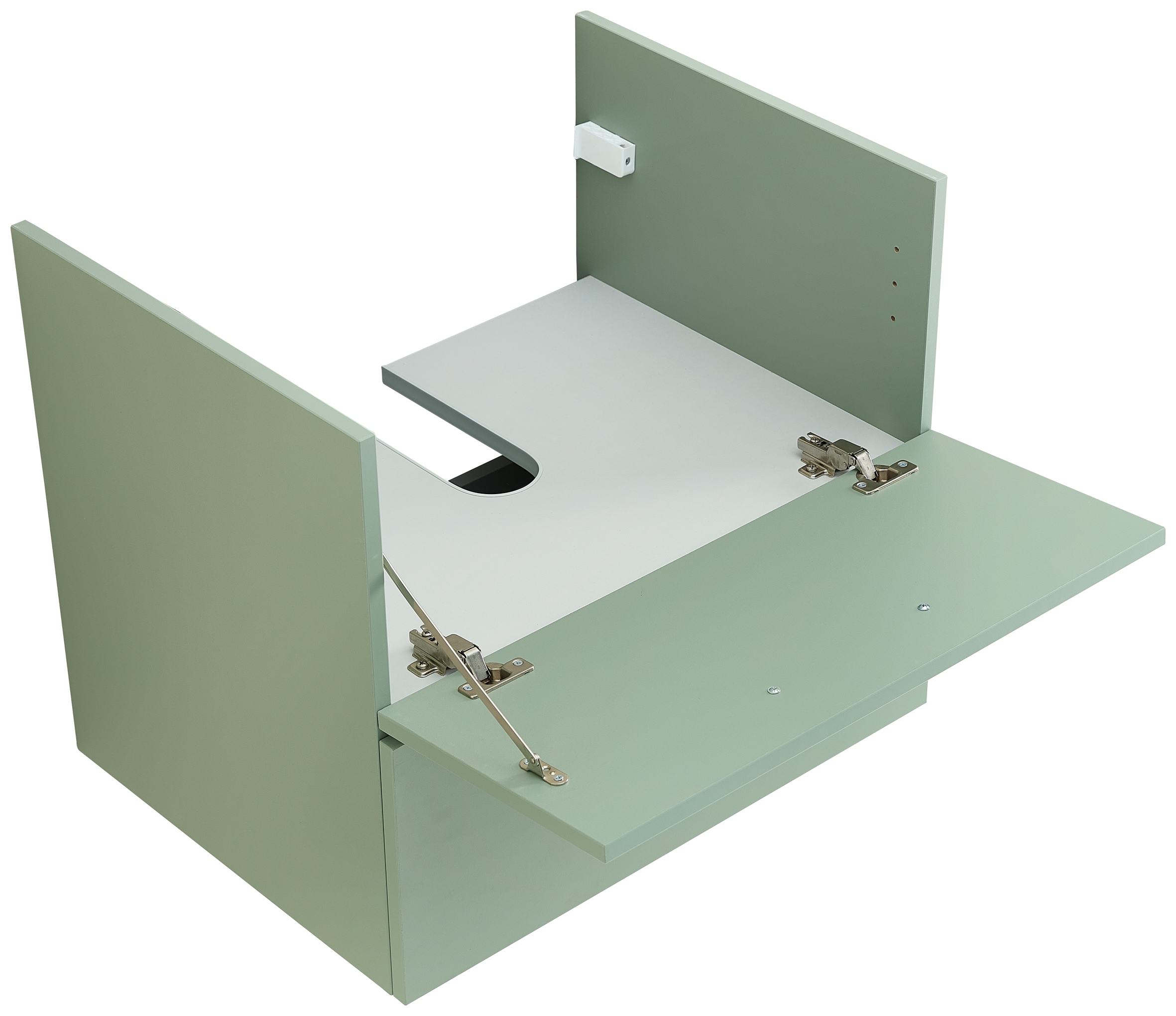 Saphir Badmöbel-Set »Quickset 500,Waschtischunterschrank mit Waschtisch und Spiegelschrank« 3 Stk. tlg.