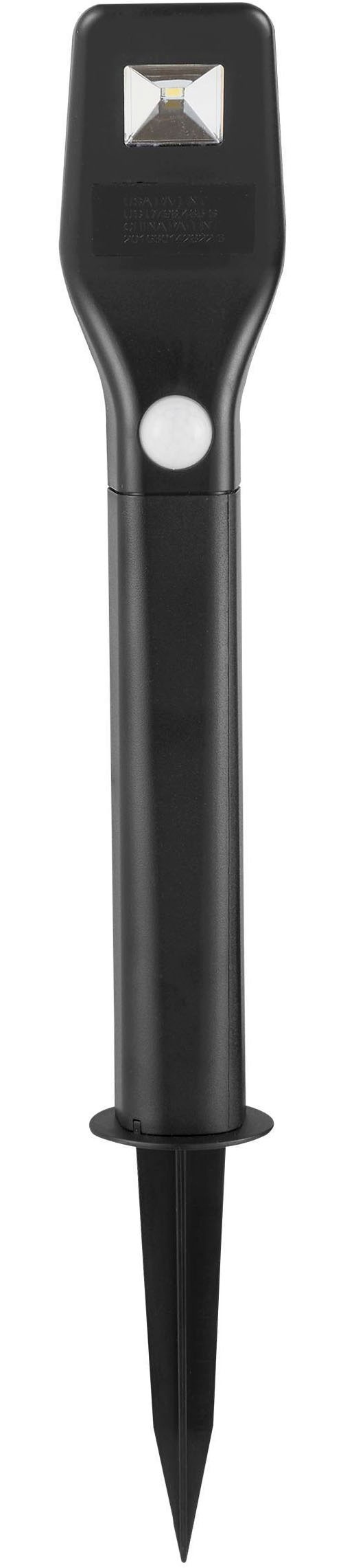 EGLO LED Solarleuchte »Z_Solar Solarleuchte, Außenleuchte, Außenbeleuchtung. Erdspiess, Lampe« LED-Modul 1 Stk. Kaltweiß Solarlampe mit Sensor, in schwarz, Außenlampe, Lampe