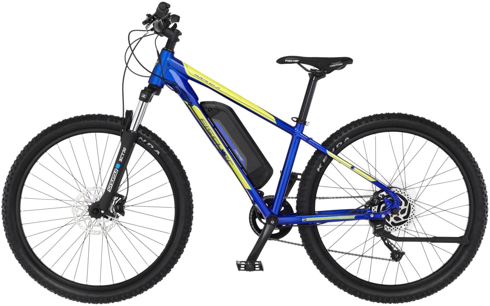 FISCHER Fahrrad E-Bike »MONTIS 2.1 422«, 9 Gang, Pedelec, Elektrofahrrad für Damen u. Herren, MTB