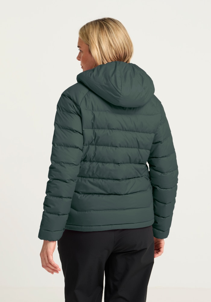 Jack Wolfskin Daunenjacke »WILD PASS DOWN HOODY W RDS« mit Kapuze mit Kapuze, warm gefüttert, wind- und wasserabweisend, leicht